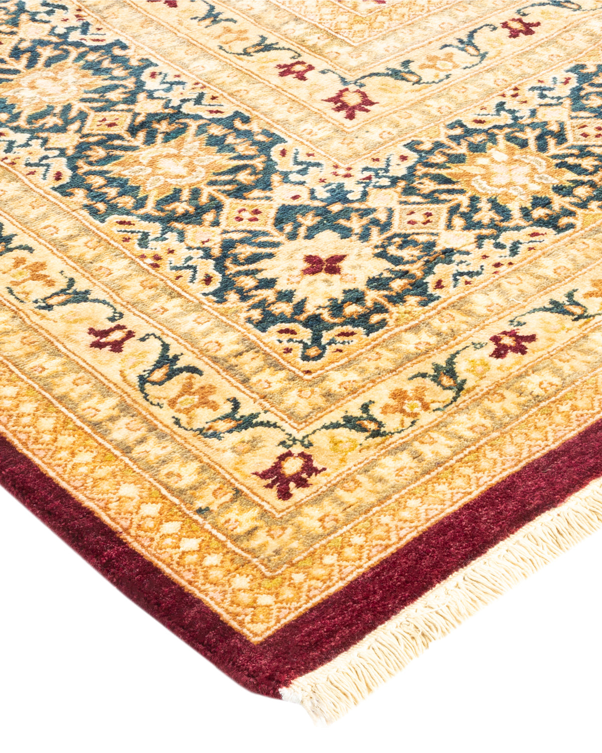 Mogul, One-of-a-Kind Hand-Knotted Area Rug - Red, 8' 1" x 9' 10"