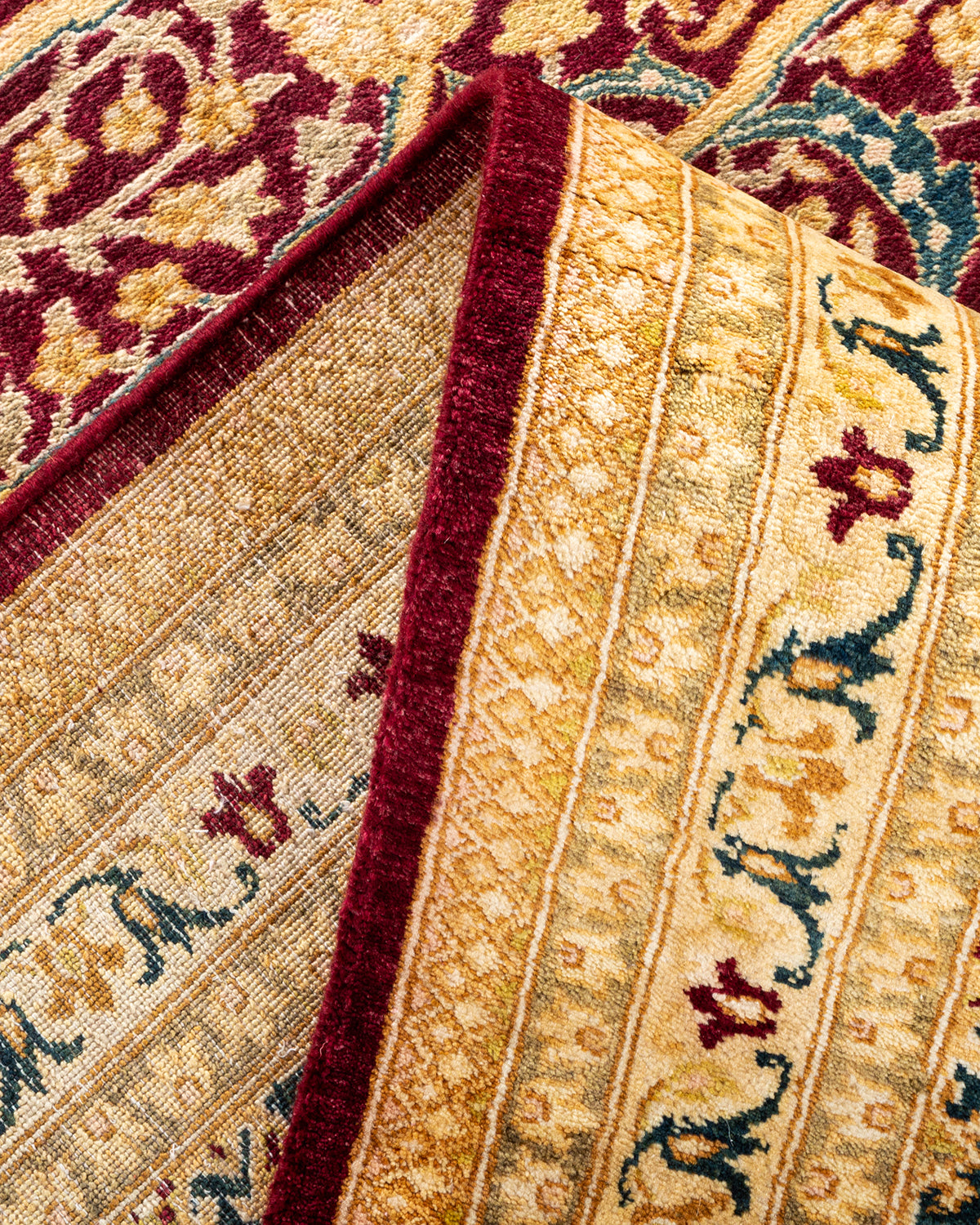 Mogul, One-of-a-Kind Hand-Knotted Area Rug - Red, 8' 1" x 9' 10"