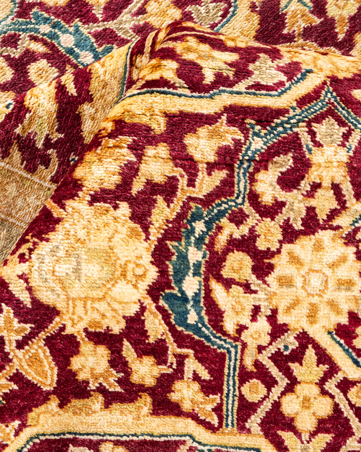 Mogul, One-of-a-Kind Hand-Knotted Area Rug - Red, 8' 1" x 9' 10"