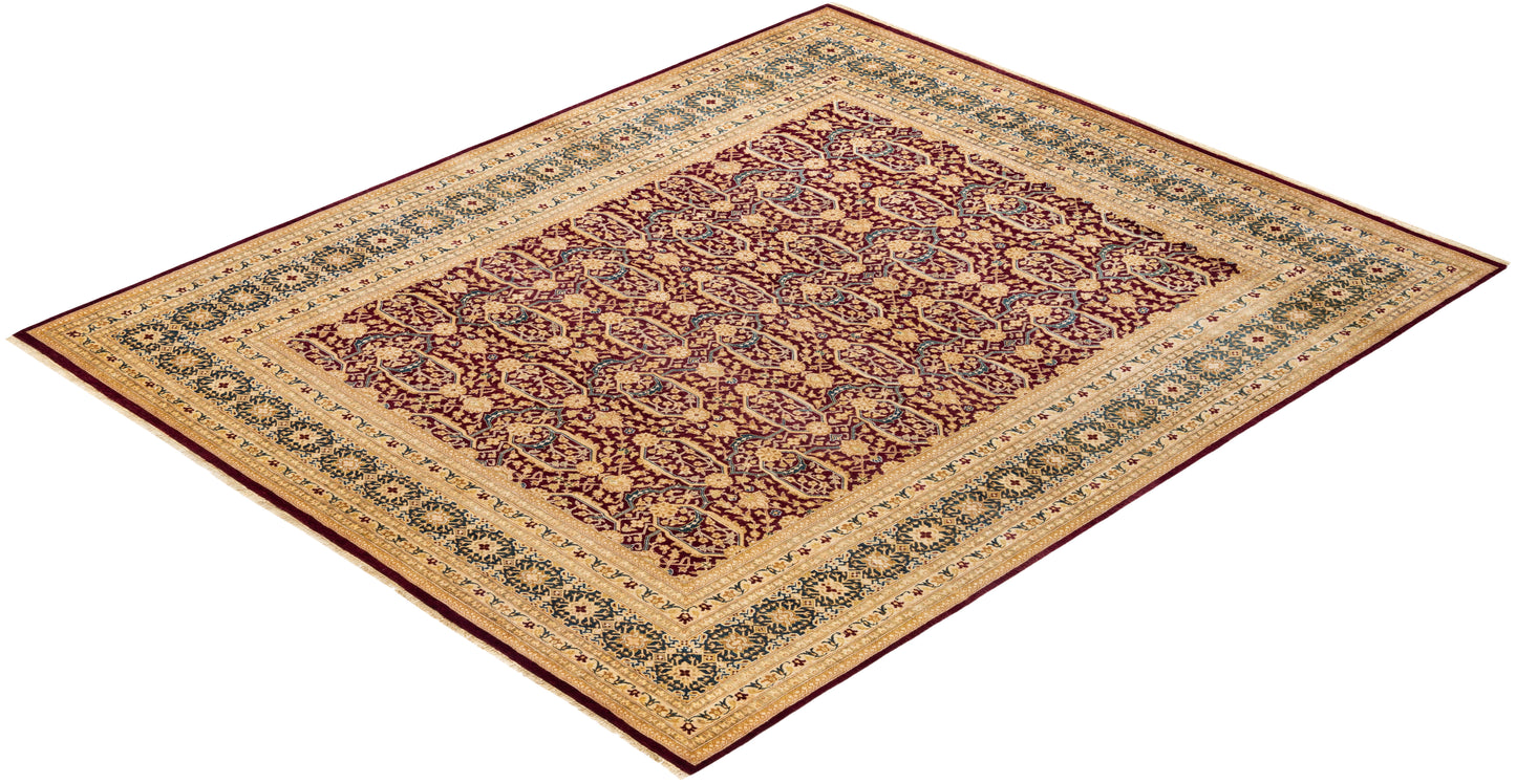 Mogul, One-of-a-Kind Hand-Knotted Area Rug - Red, 8' 1" x 9' 10"