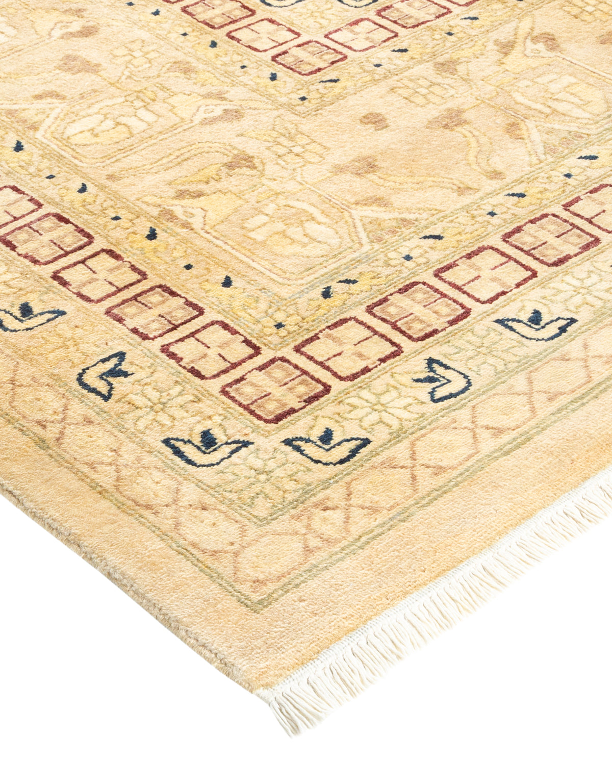 Mogul, One-of-a-Kind Hand-Knotted Area Rug - Ivory, 8' 0" x 9' 5"