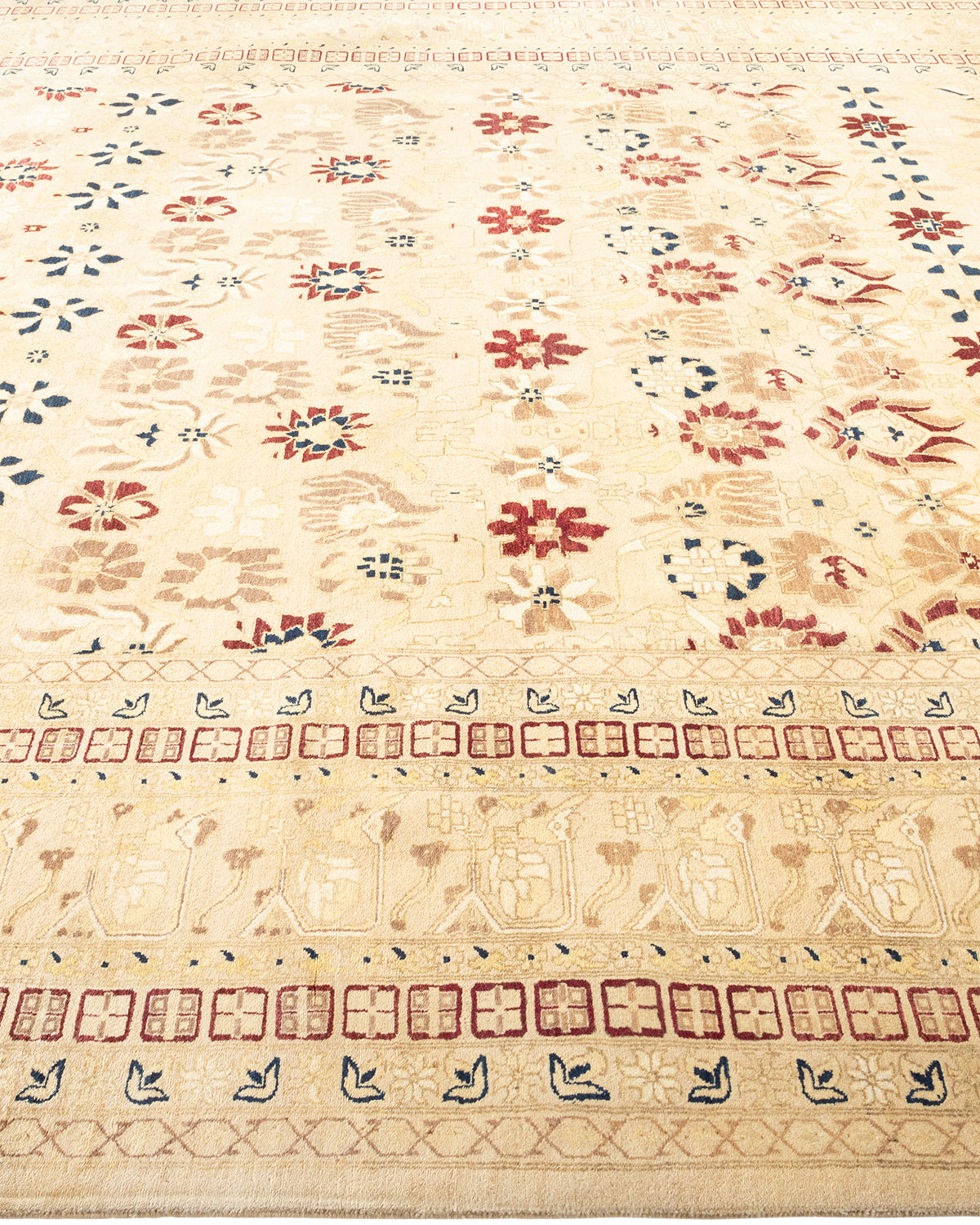 Mogul, One-of-a-Kind Hand-Knotted Area Rug - Ivory, 8' 0" x 9' 5"