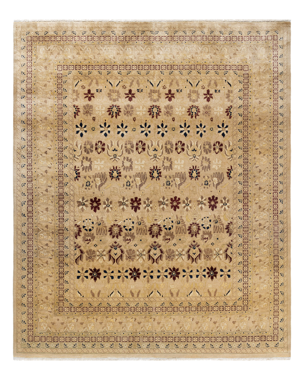 Mogul, One-of-a-Kind Hand-Knotted Area Rug - Ivory, 8' 0" x 9' 5"