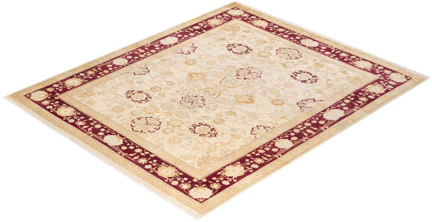 Mogul, One-of-a-Kind Hand-Knotted Area Rug - Ivory, 8' 0" x 10' 3"
