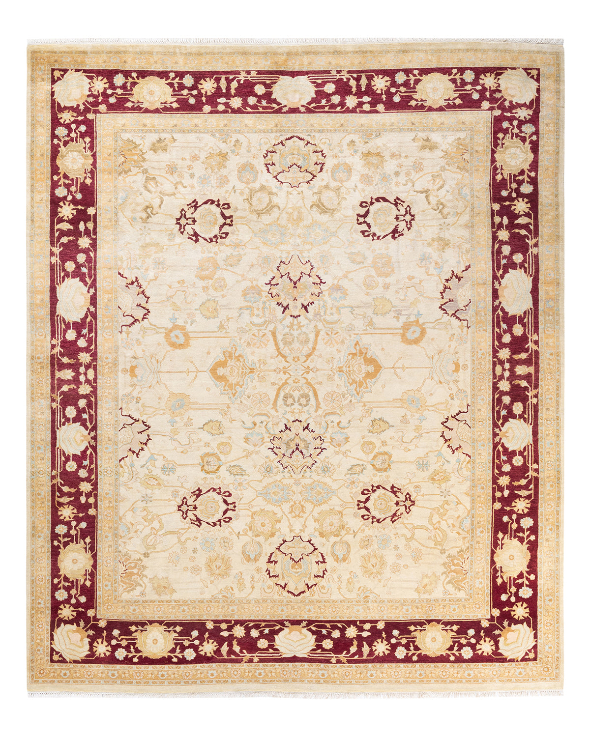 Mogul, One-of-a-Kind Hand-Knotted Area Rug - Ivory, 8' 0" x 10' 3"