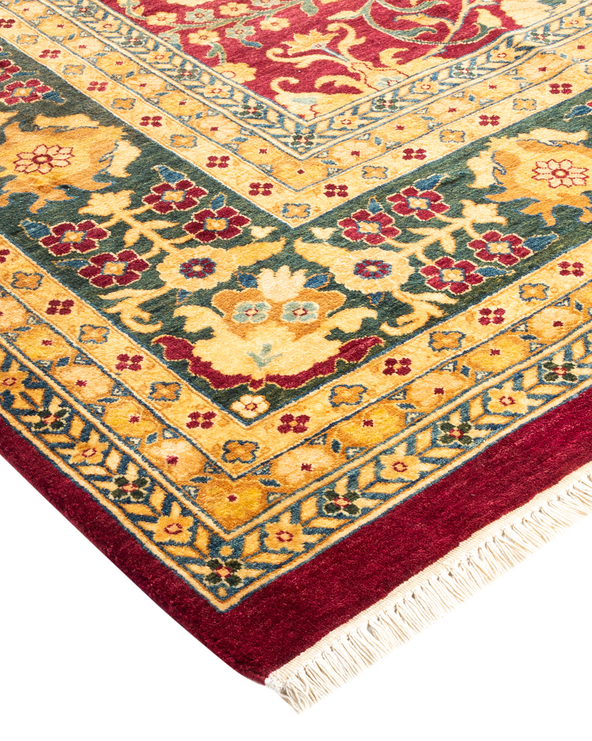 Mogul, One-of-a-Kind Hand-Knotted Area Rug - Red, 7' 10" x 10' 2"