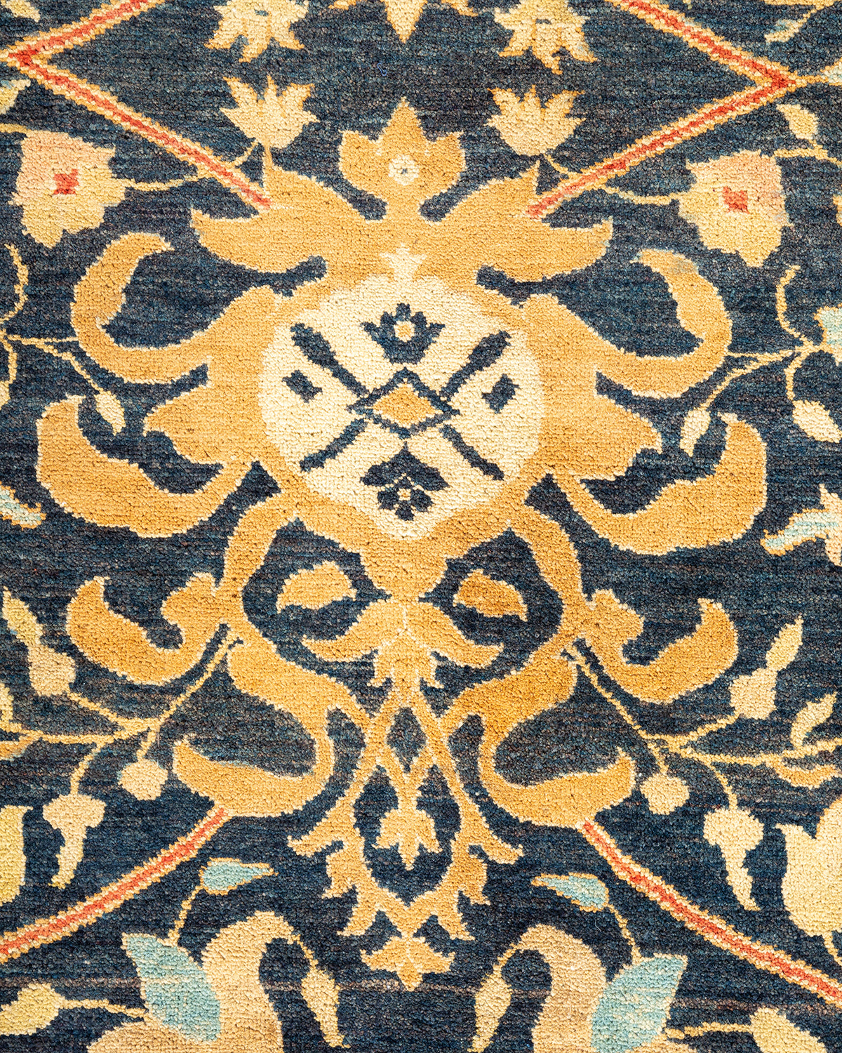 Mogul, One-of-a-Kind Hand-Knotted Area Rug - Blue, 7' 10" x 10' 2"
