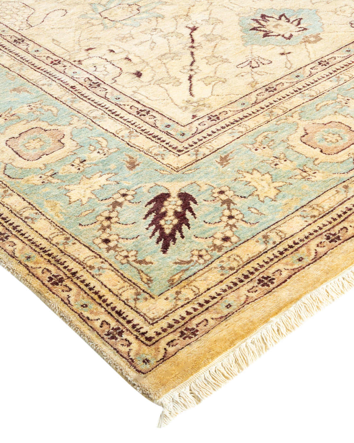 Mogul, One-of-a-Kind Hand-Knotted Area Rug - Ivory, 7' 10" x 10' 4"