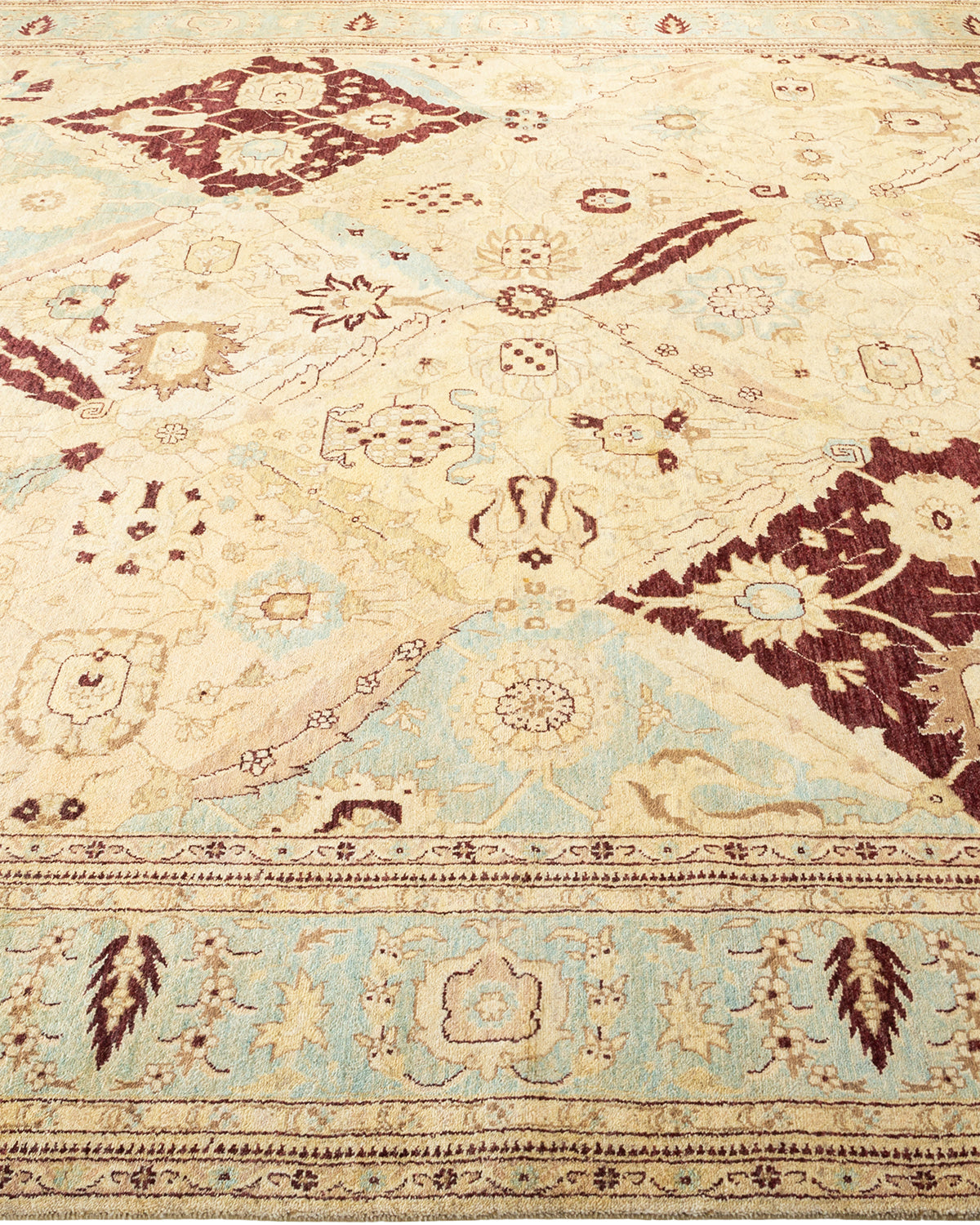 Mogul, One-of-a-Kind Hand-Knotted Area Rug - Ivory, 7' 10" x 10' 4"