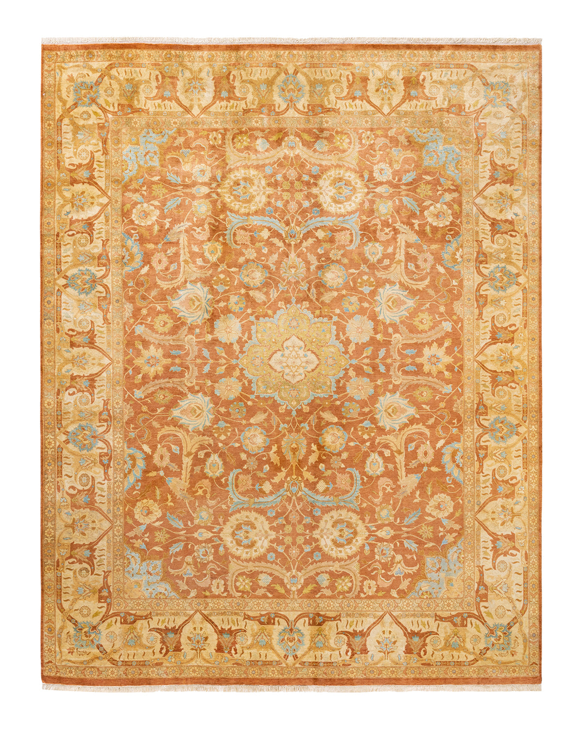Mogul, One-of-a-Kind Hand-Knotted Area Rug - Brown, 8' 0" x 9' 10"