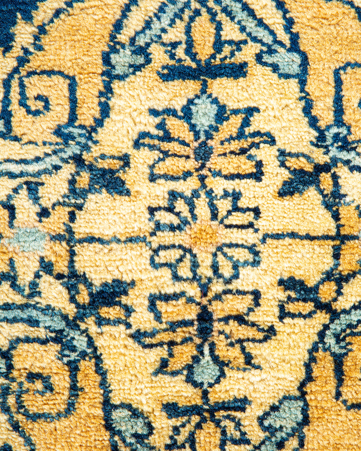 Mogul, One-of-a-Kind Hand-Knotted Area Rug - Yellow, 8' 0" x 10' 1"