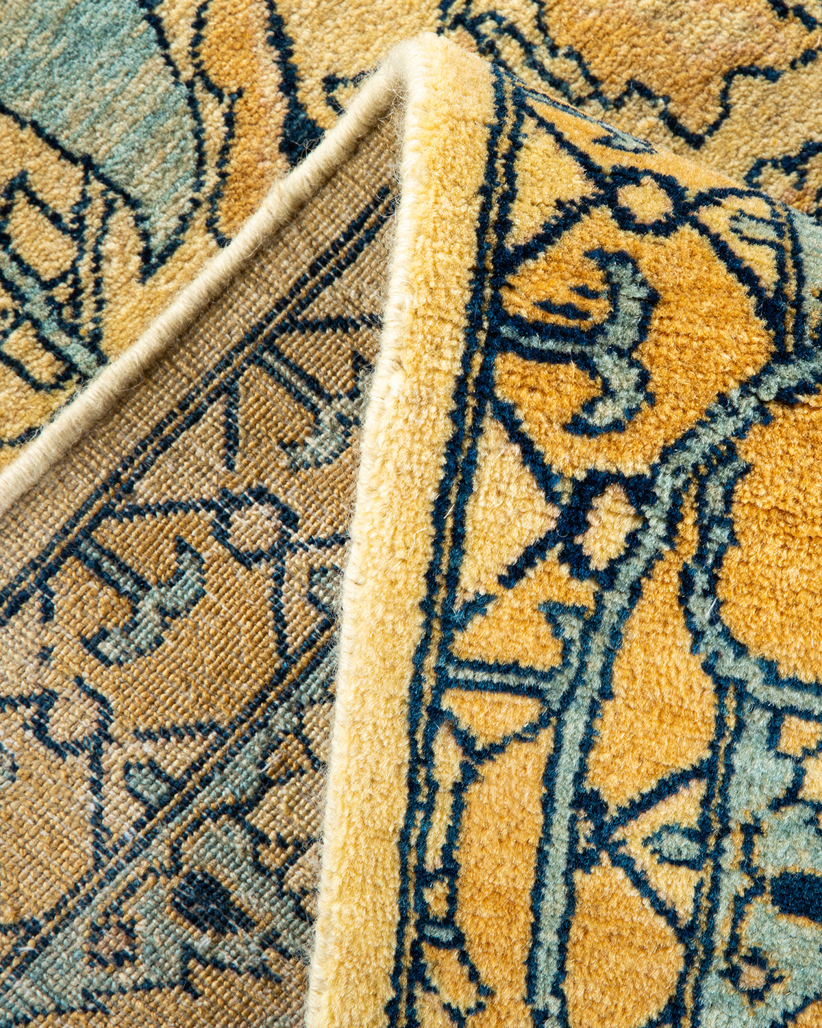 Mogul, One-of-a-Kind Hand-Knotted Area Rug - Yellow, 8' 0" x 10' 1"