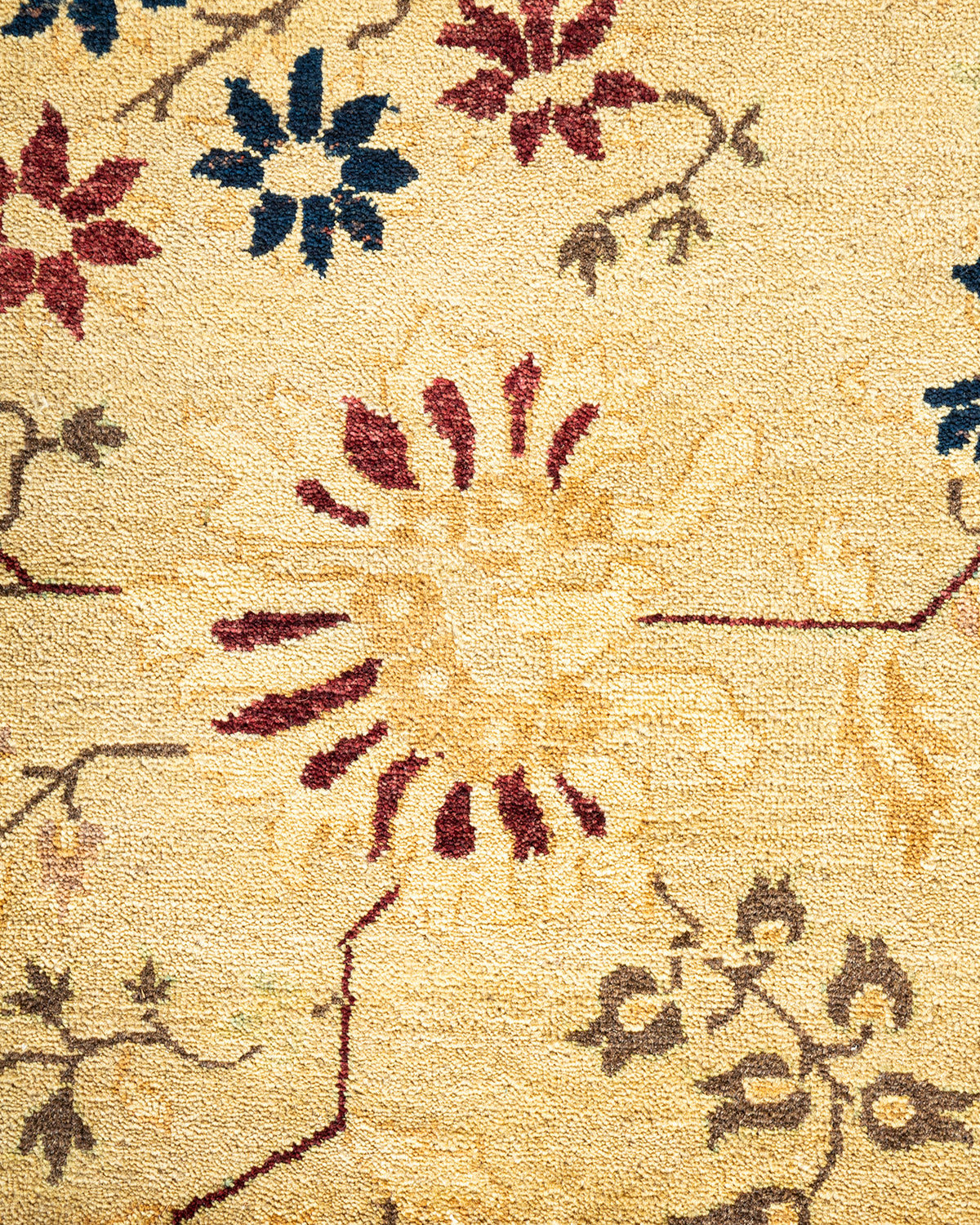 Mogul, One-of-a-Kind Hand-Knotted Area Rug - Yellow, 8' 0" x 10' 4"