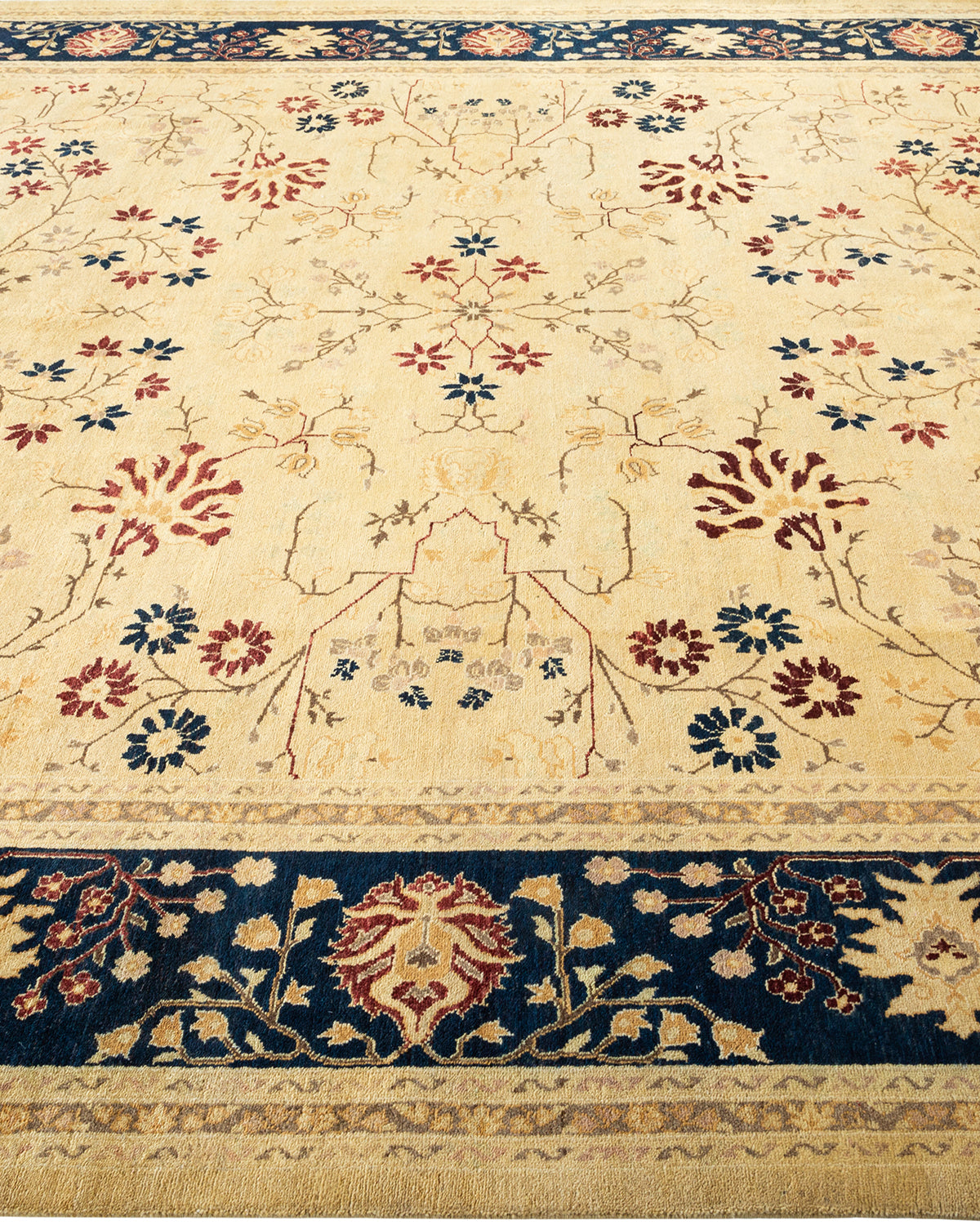 Mogul, One-of-a-Kind Hand-Knotted Area Rug - Yellow, 8' 0" x 10' 4"