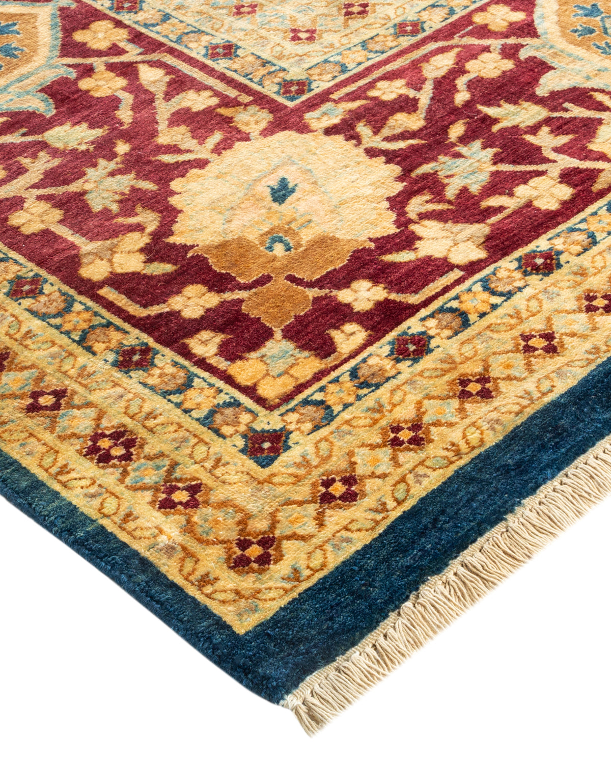 Mogul, One-of-a-Kind Hand-Knotted Area Rug - Blue, 8' 1" x 10' 2"