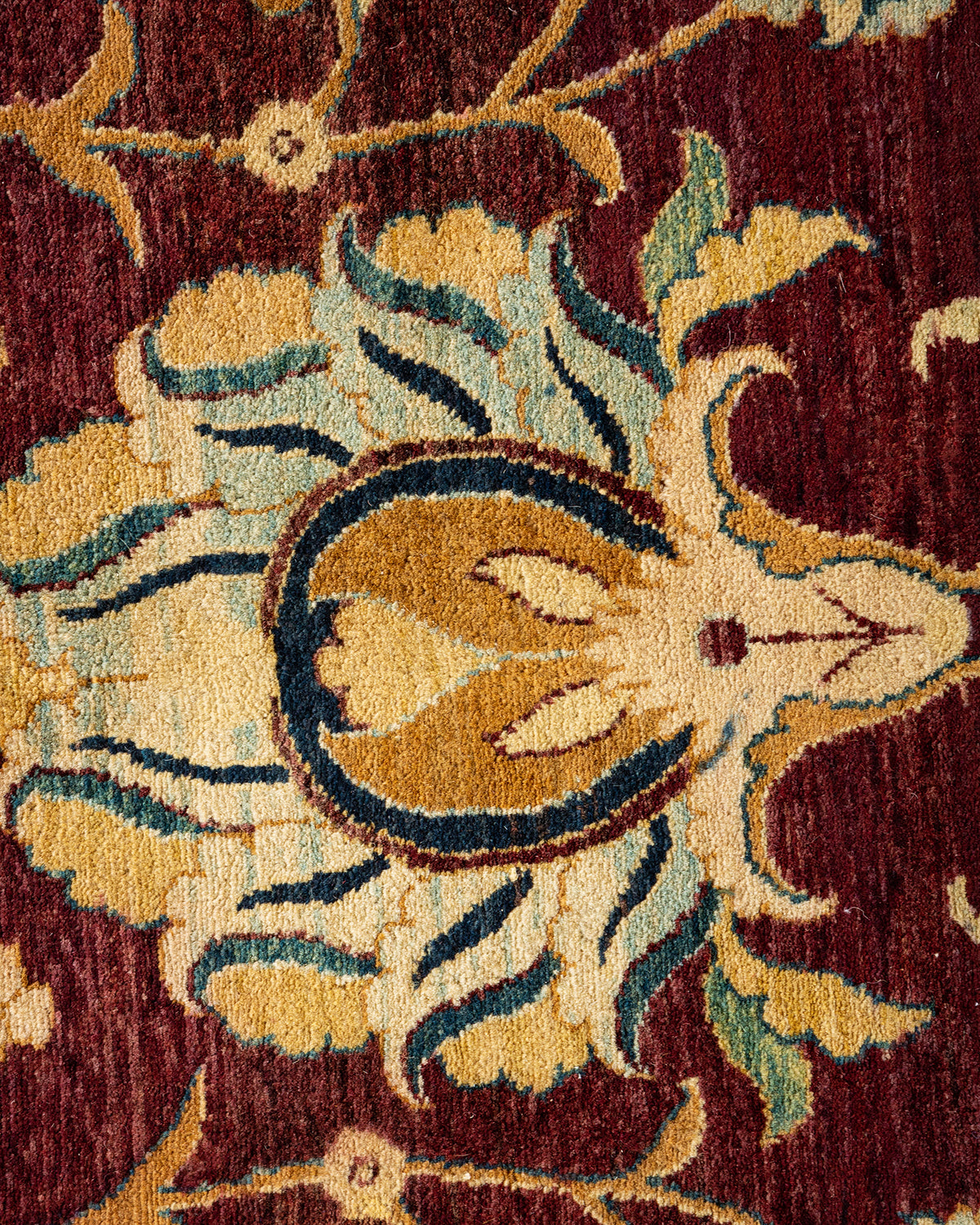 Mogul, One-of-a-Kind Hand-Knotted Area Rug - Red, 8' 2" x 9' 10"