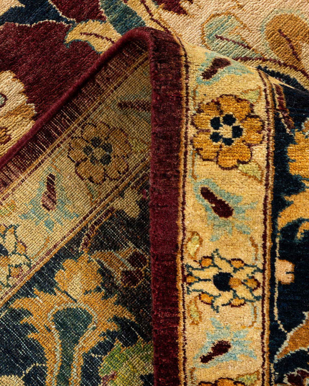 Mogul, One-of-a-Kind Hand-Knotted Area Rug - Red, 8' 2" x 9' 10"