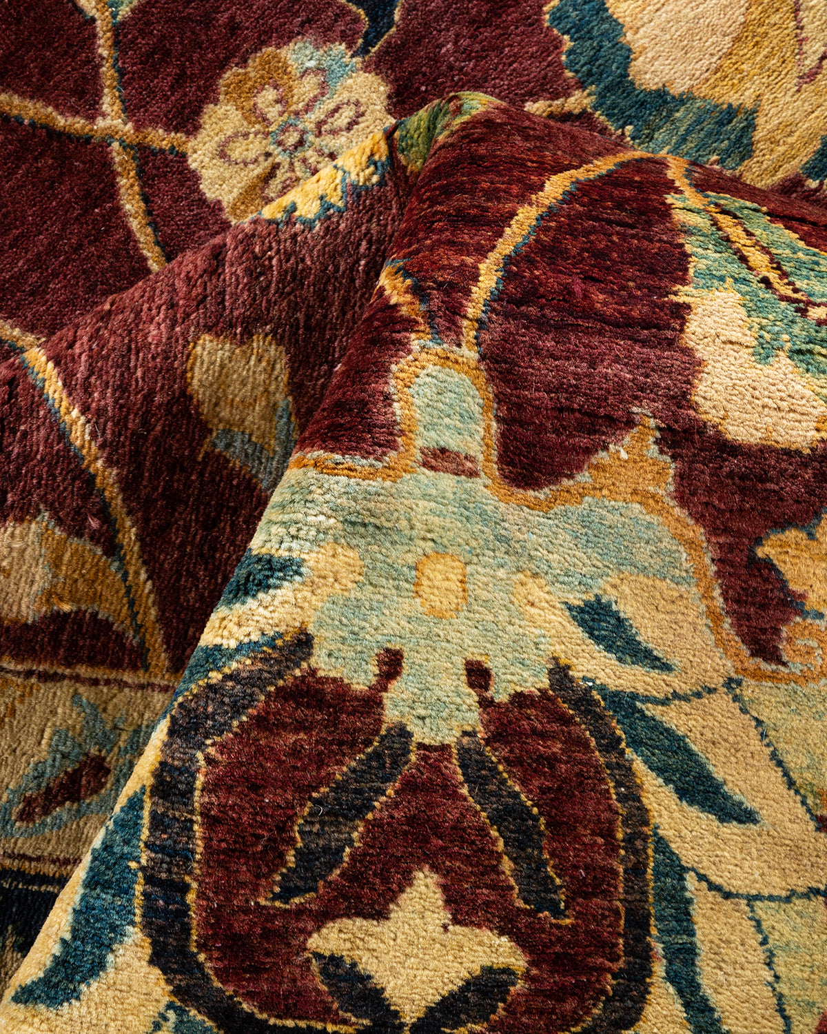 Mogul, One-of-a-Kind Hand-Knotted Area Rug - Red, 8' 2" x 9' 10"