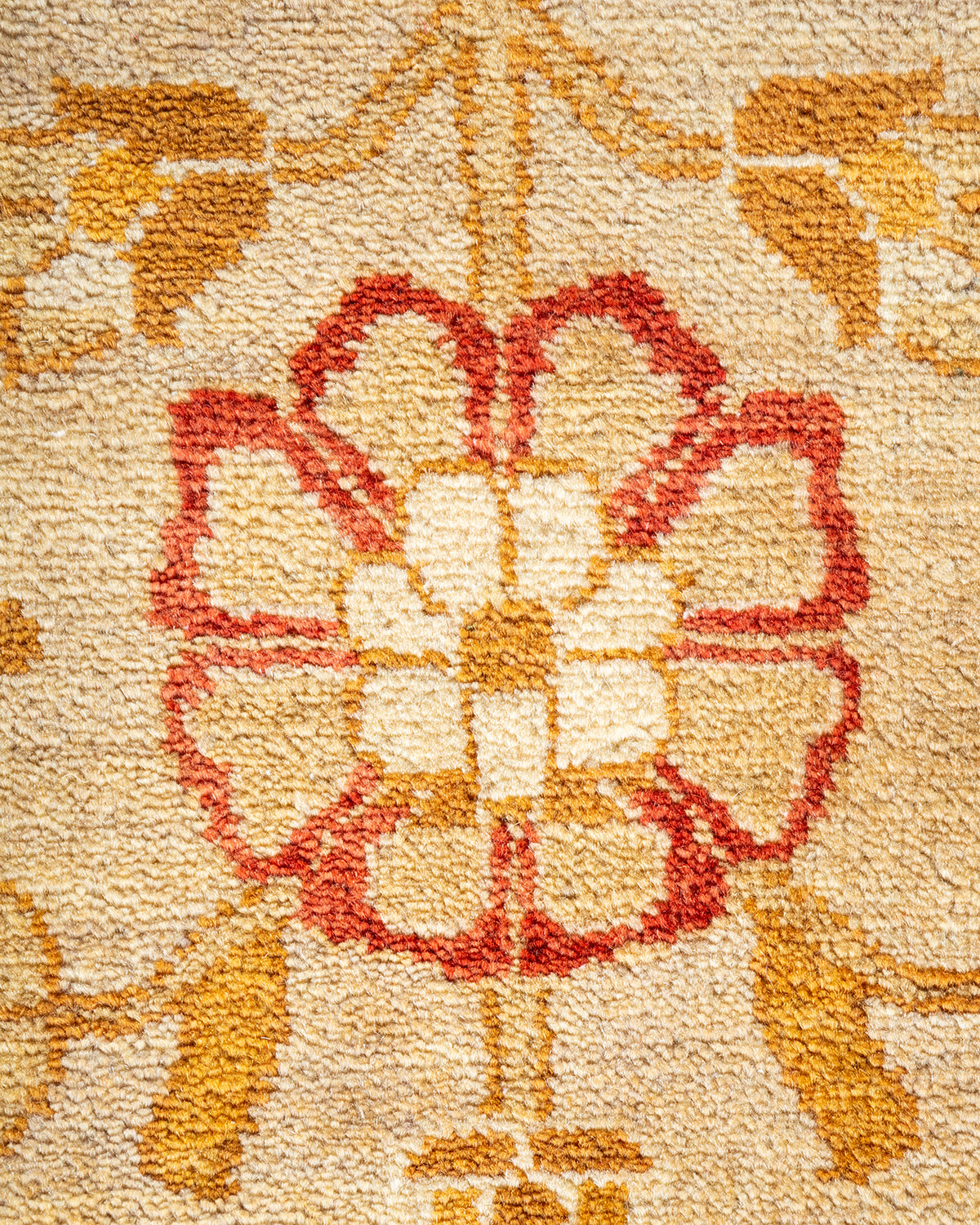 Mogul, One-of-a-Kind Hand-Knotted Area Rug - Yellow, 9' 4" x 11' 8"