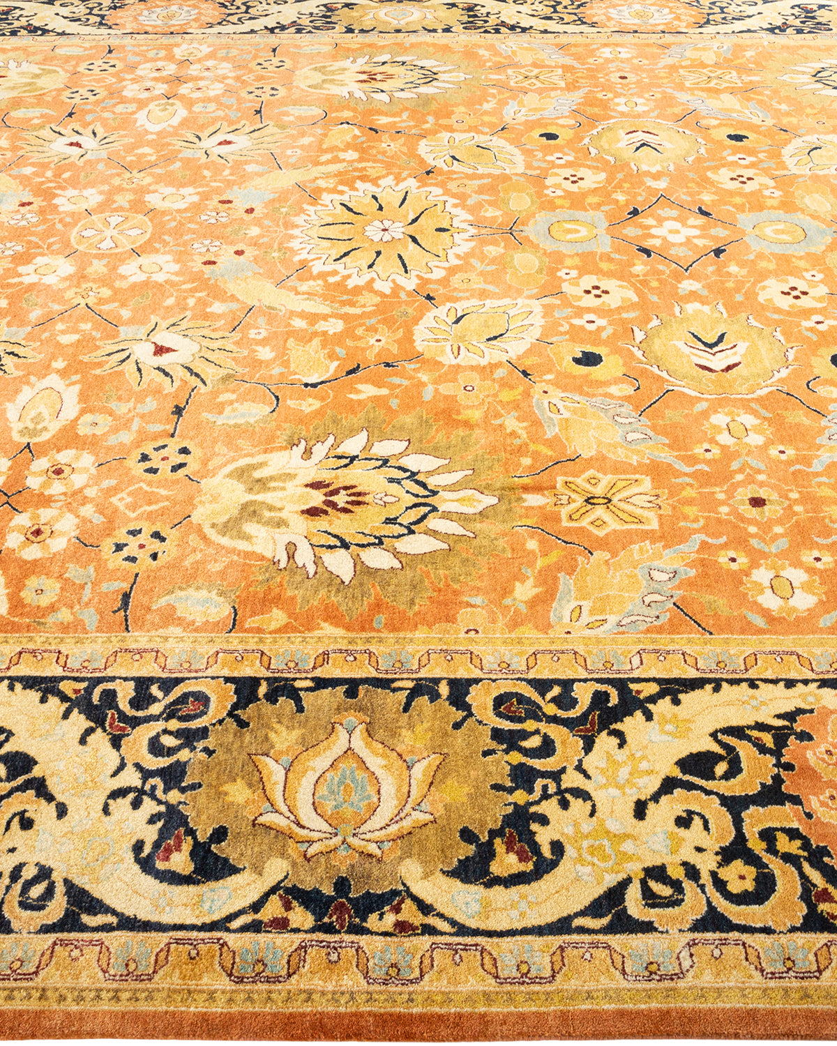 Mogul, One-of-a-Kind Hand-Knotted Area Rug - Brown, 8' 10" x 12' 6"