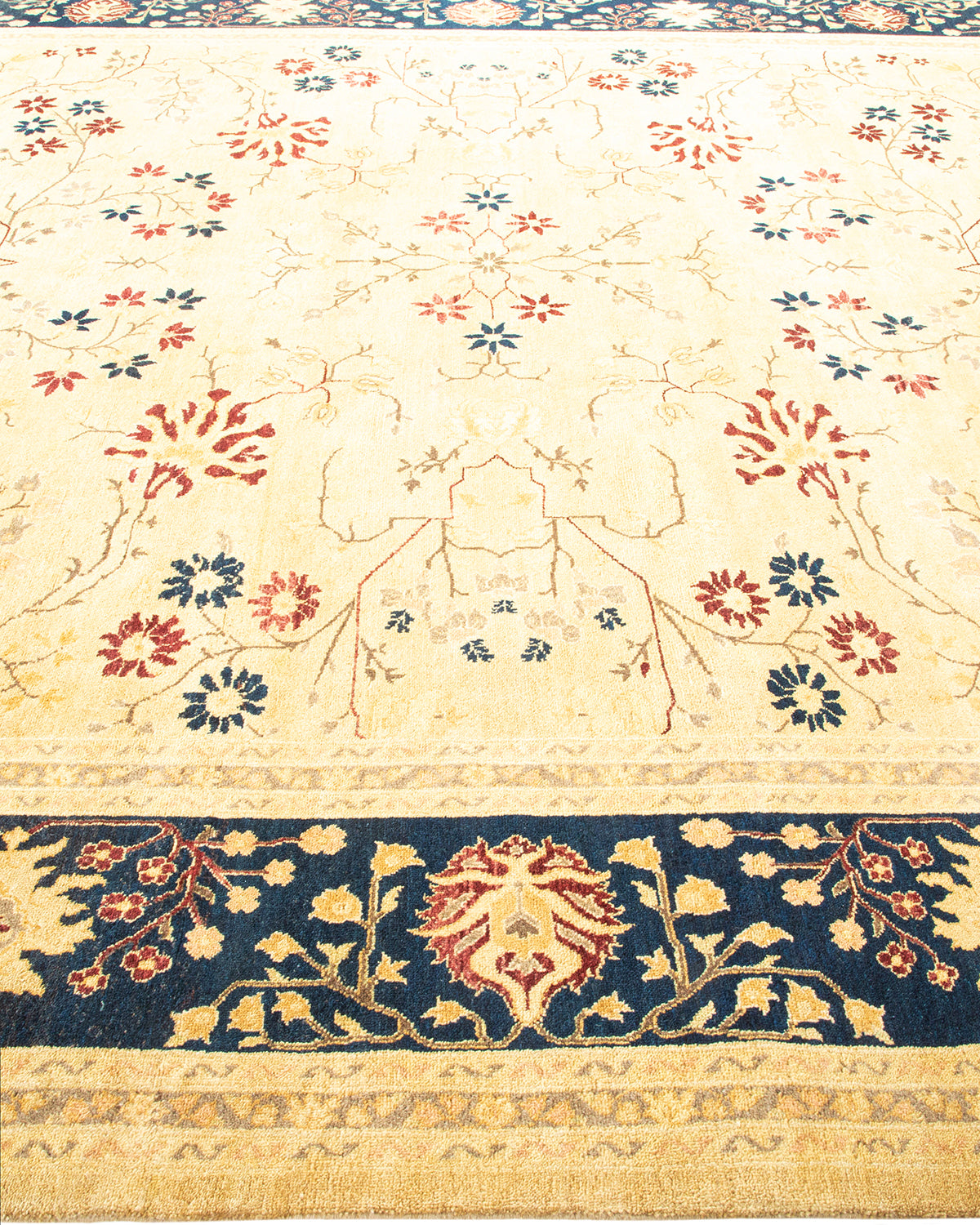 Mogul, One-of-a-Kind Hand-Knotted Area Rug - Ivory, 8' 2" x 9' 10"