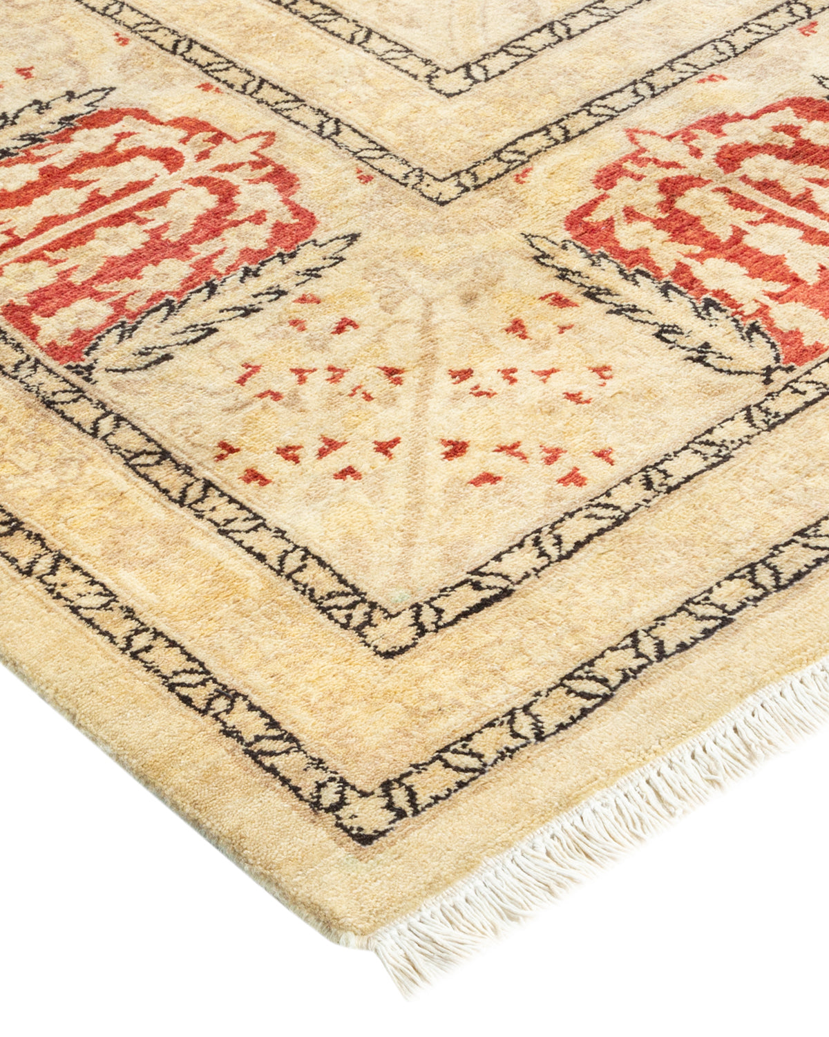 Mogul, One-of-a-Kind Hand-Knotted Area Rug - Ivory, 8' 1" x 9' 10"