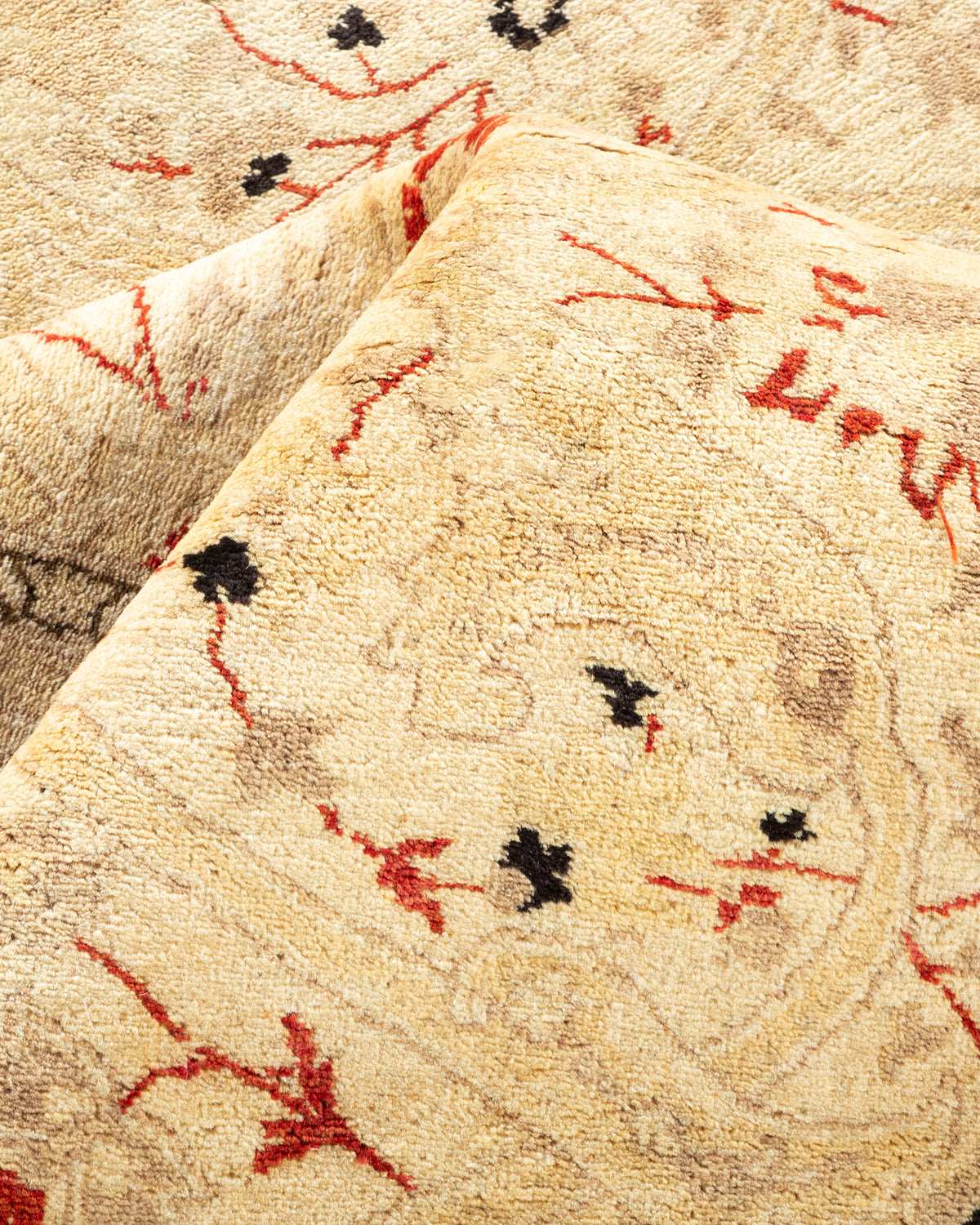 Mogul, One-of-a-Kind Hand-Knotted Area Rug - Ivory, 8' 1" x 9' 10"