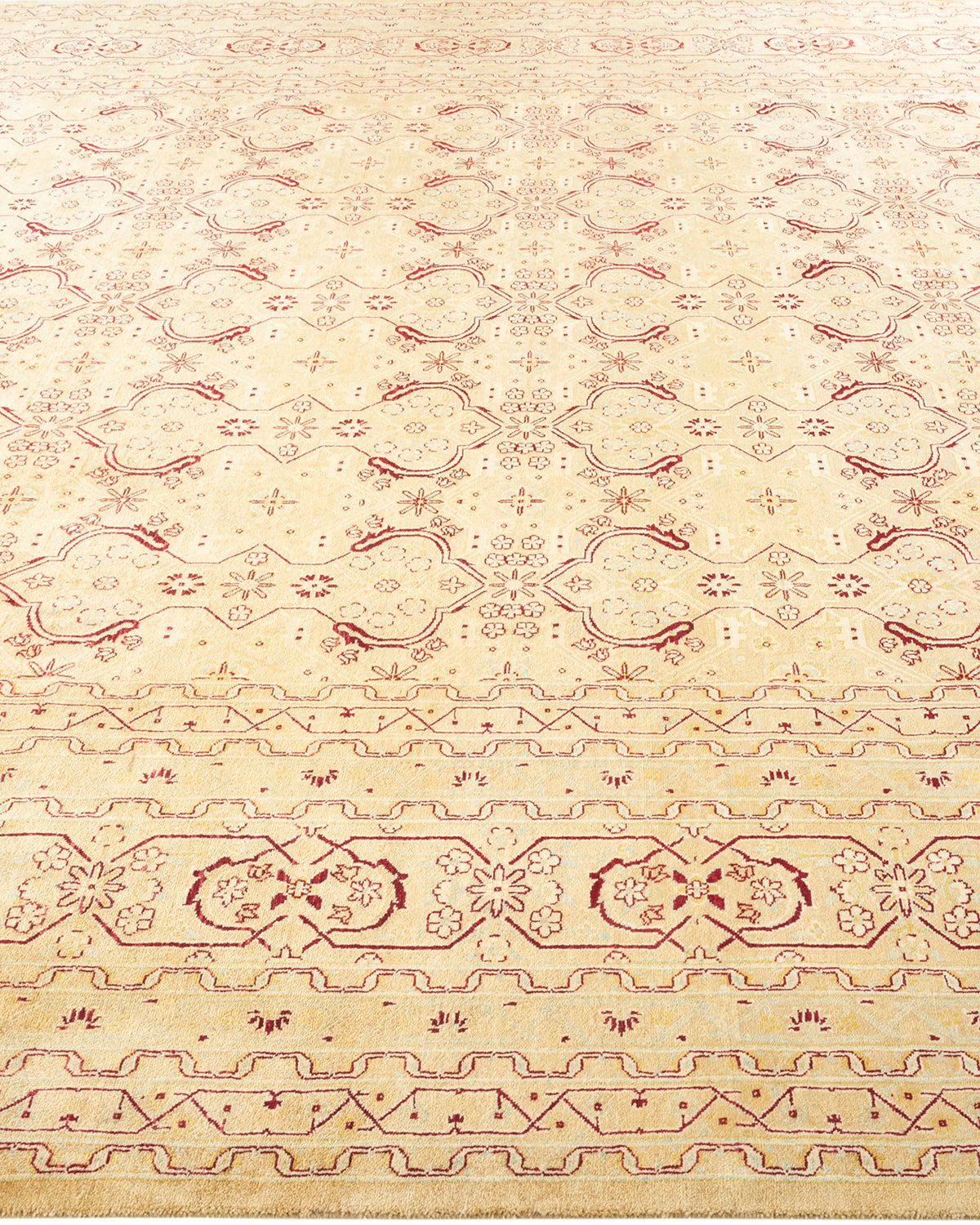 Mogul, One-of-a-Kind Hand-Knotted Area Rug - Yellow, 8' 1" x 10' 2"