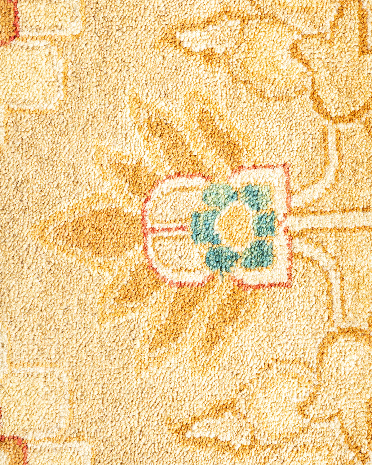 Mogul, One-of-a-Kind Hand-Knotted Area Rug - Yellow, 8' 2" x 9' 10"