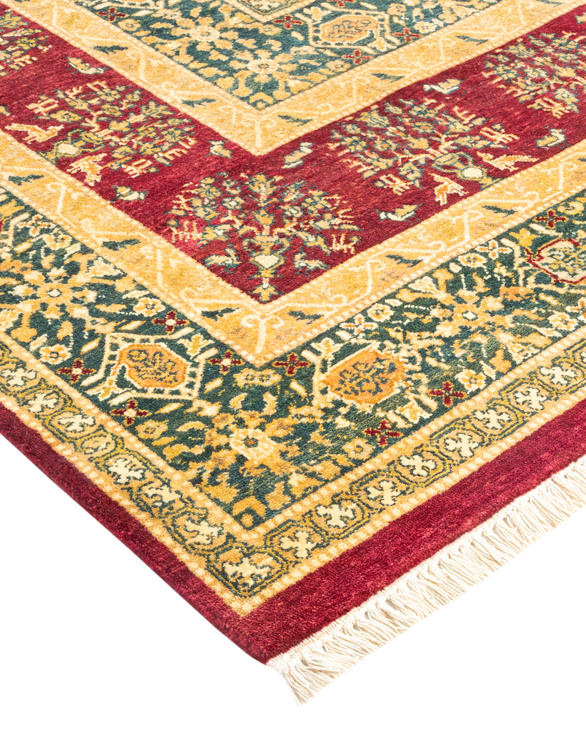 Mogul, One-of-a-Kind Hand-Knotted Area Rug - Red, 8' 0" x 10' 7"