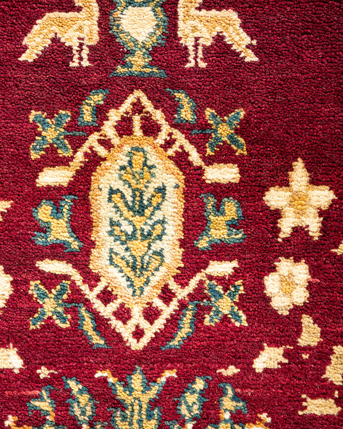 Mogul, One-of-a-Kind Hand-Knotted Area Rug - Red, 8' 0" x 10' 7"