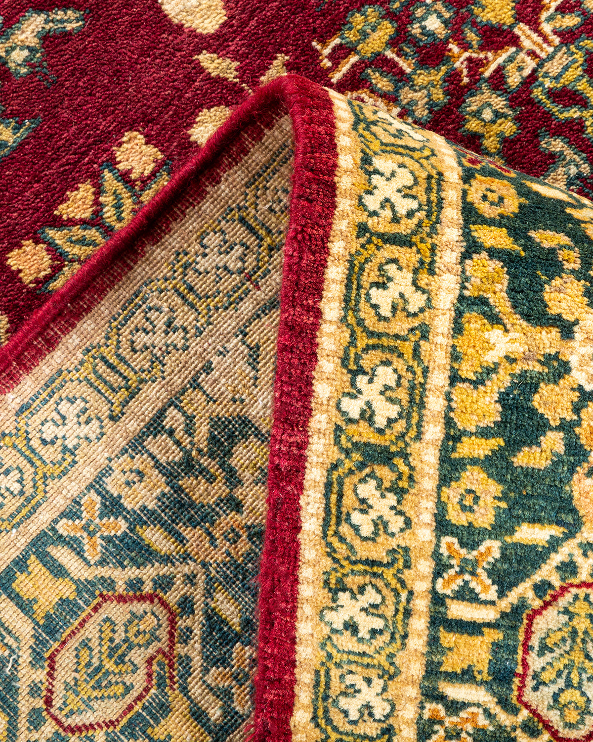 Mogul, One-of-a-Kind Hand-Knotted Area Rug - Red, 8' 0" x 10' 7"