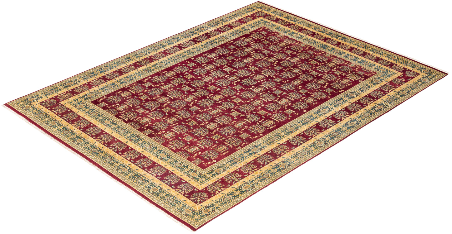 Mogul, One-of-a-Kind Hand-Knotted Area Rug - Red, 8' 0" x 10' 7"