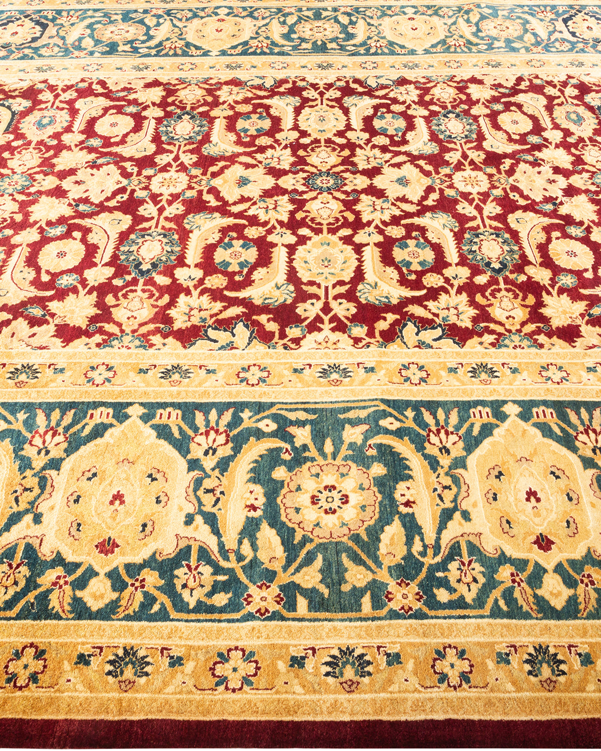 Mogul, One-of-a-Kind Hand-Knotted Area Rug - Red, 8' 2" x 10' 3"