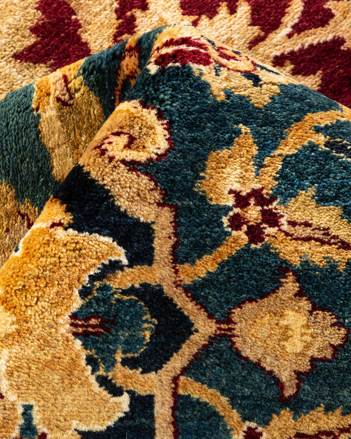 Mogul, One-of-a-Kind Hand-Knotted Area Rug - Red, 8' 2" x 10' 3"