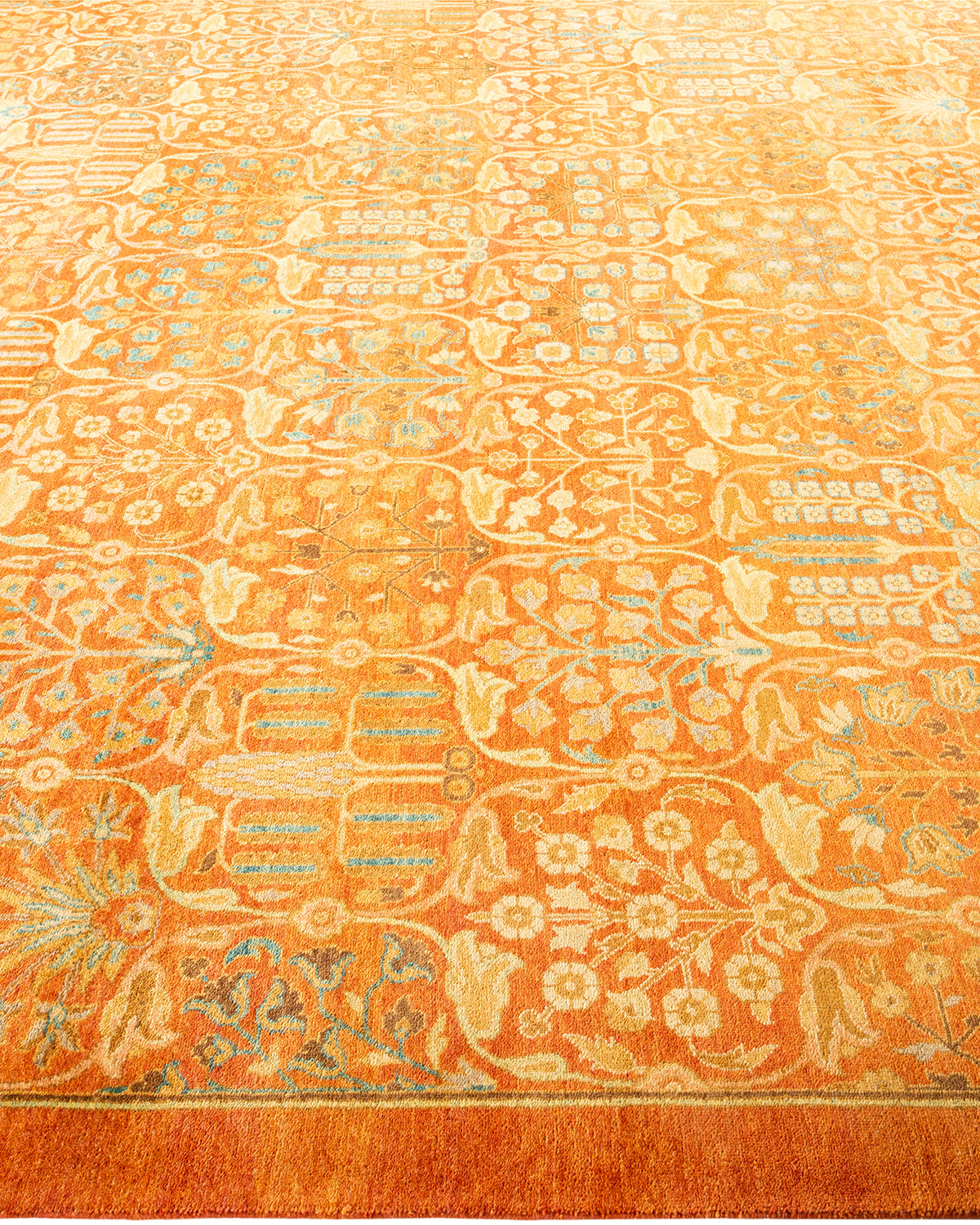 Mogul, One-of-a-Kind Hand-Knotted Area Rug - Orange, 8' 3" x 10' 1"