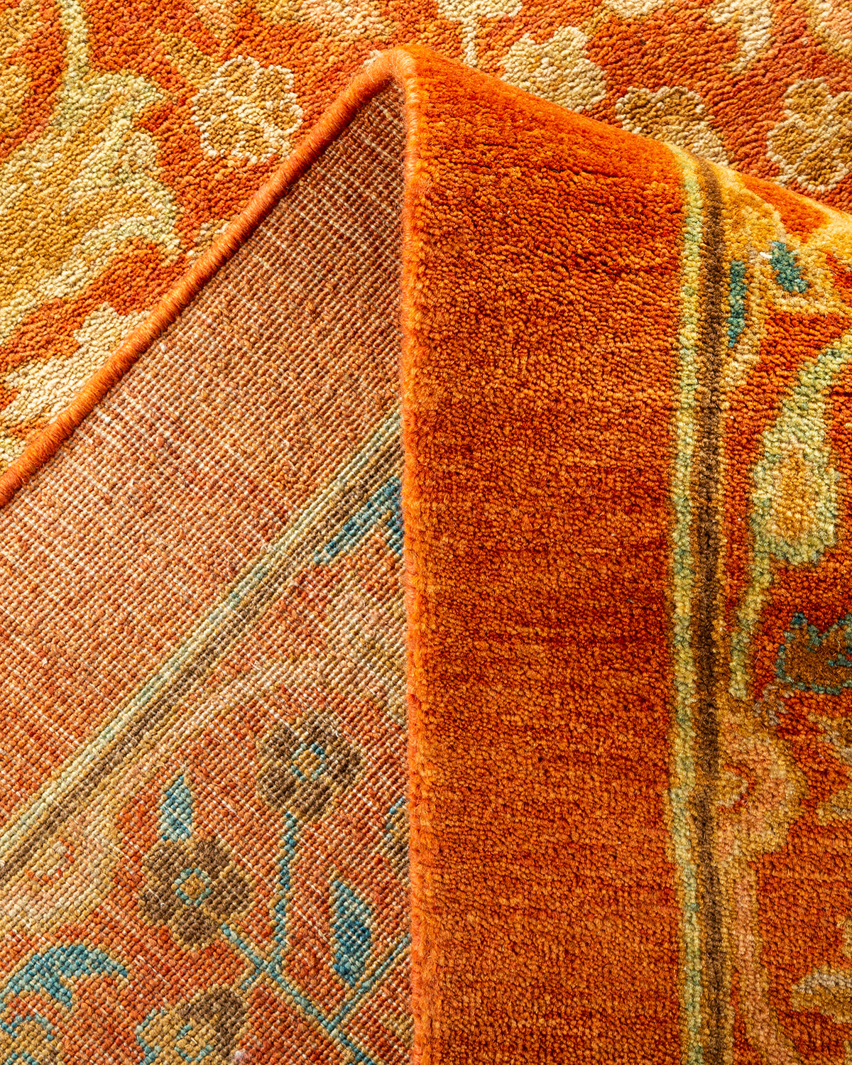 Mogul, One-of-a-Kind Hand-Knotted Area Rug - Orange, 8' 3" x 10' 1"