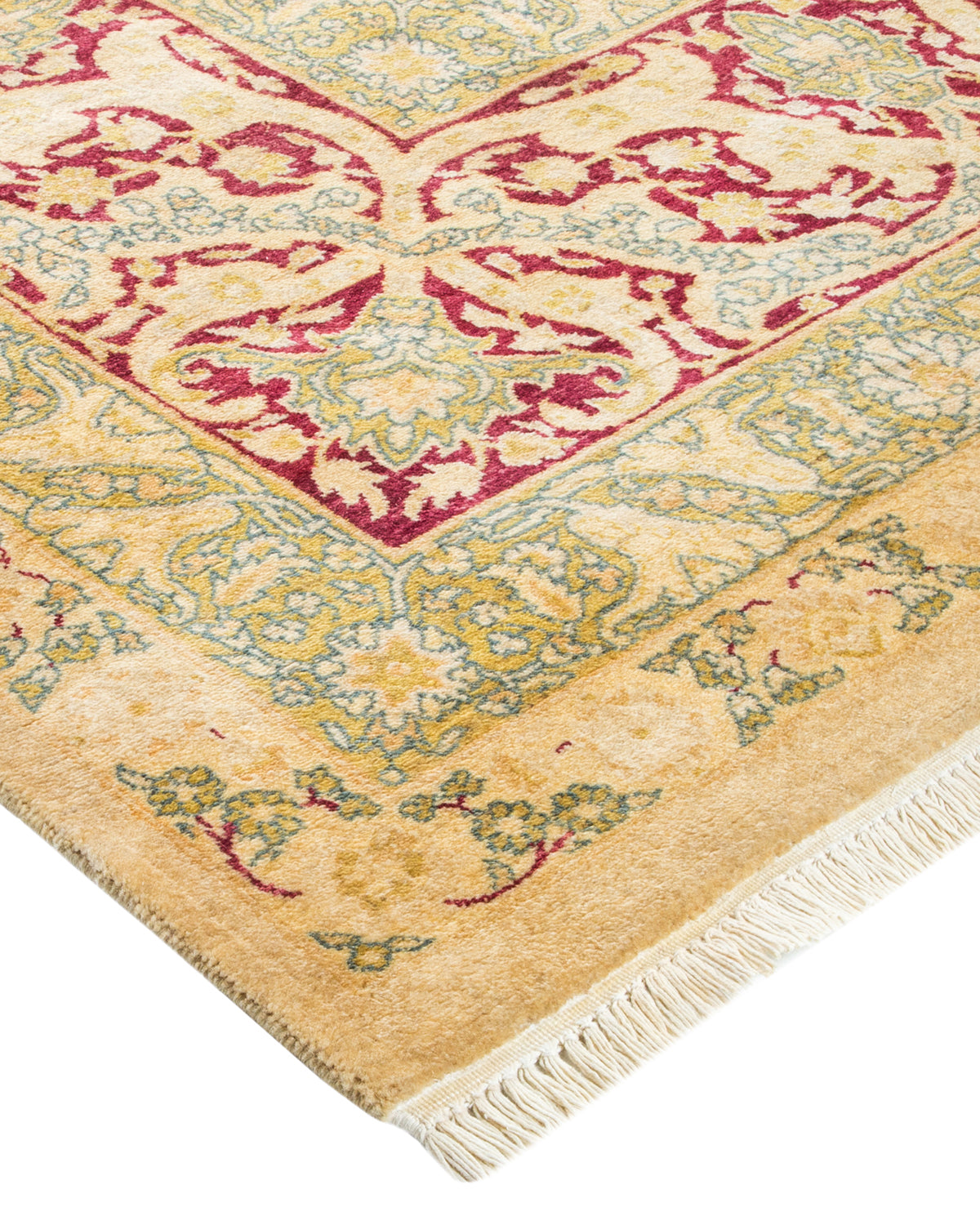 Mogul, One-of-a-Kind Hand-Knotted Area Rug - Ivory, 7' 10" x 10' 7"