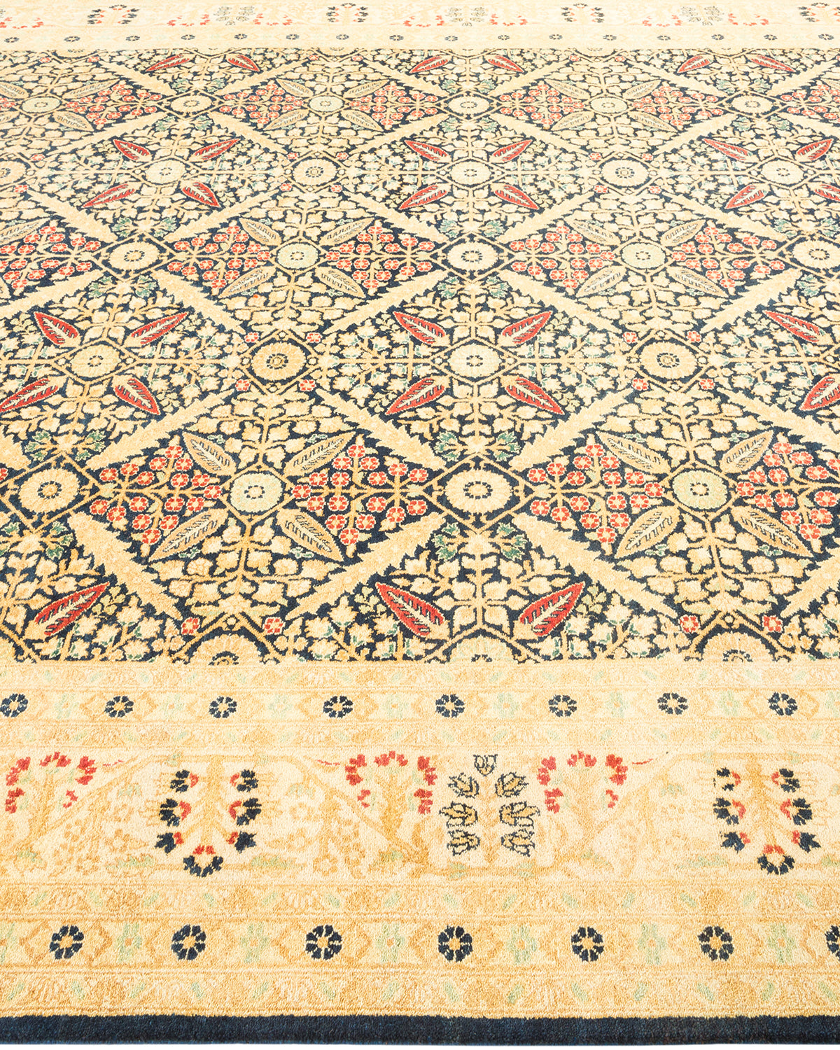 Mogul, One-of-a-Kind Hand-Knotted Area Rug - Blue, 8' 0" x 9' 10"