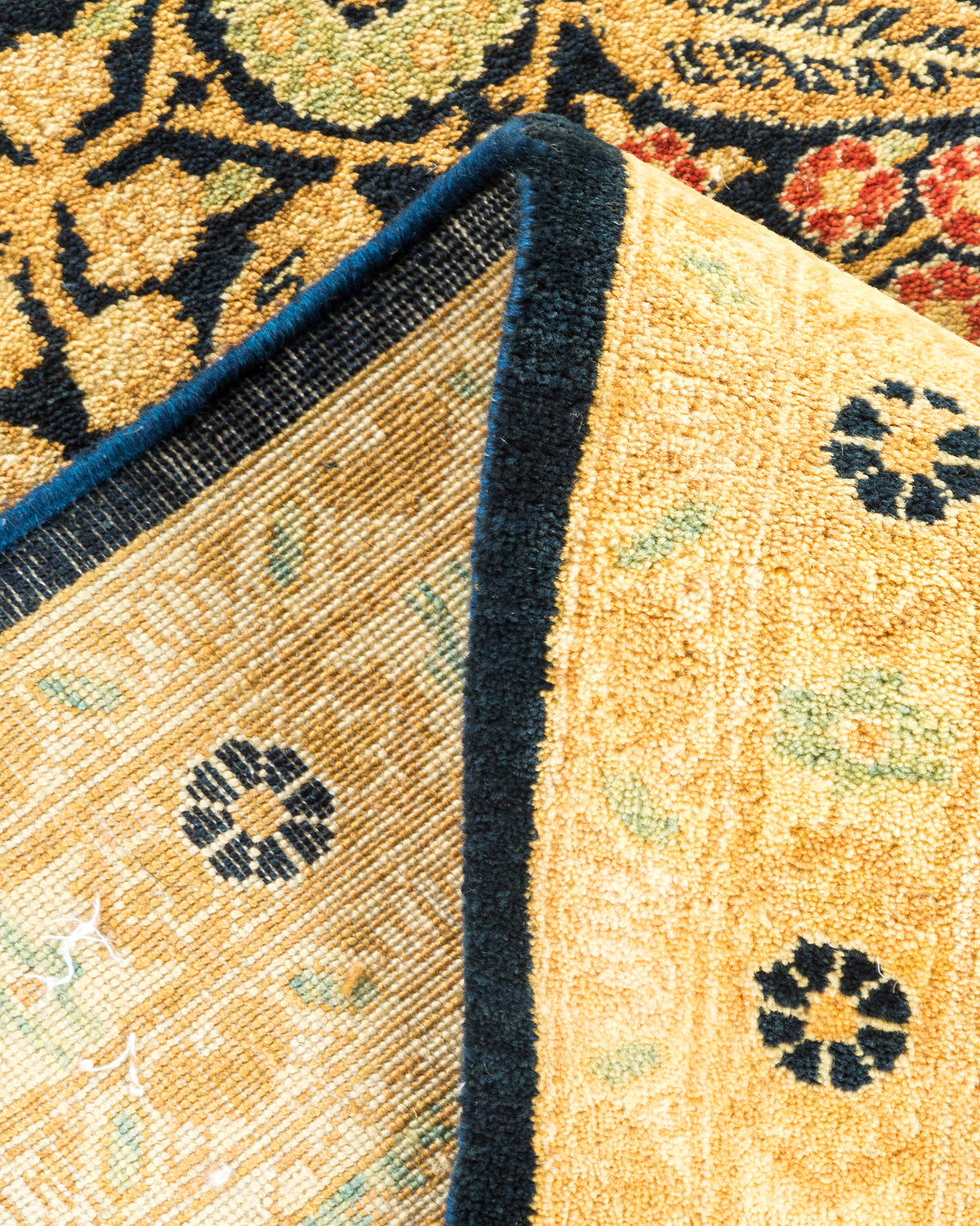 Mogul, One-of-a-Kind Hand-Knotted Area Rug - Blue, 8' 0" x 9' 10"