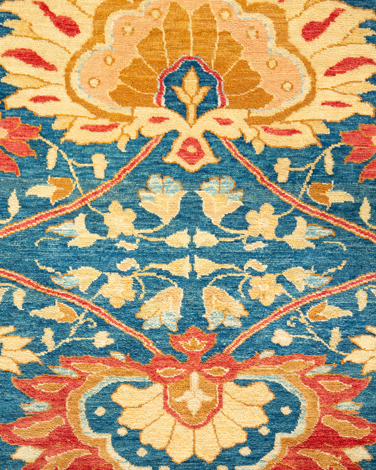 Mogul, One-of-a-Kind Hand-Knotted Area Rug - Blue, 8' 0" x 10' 5"