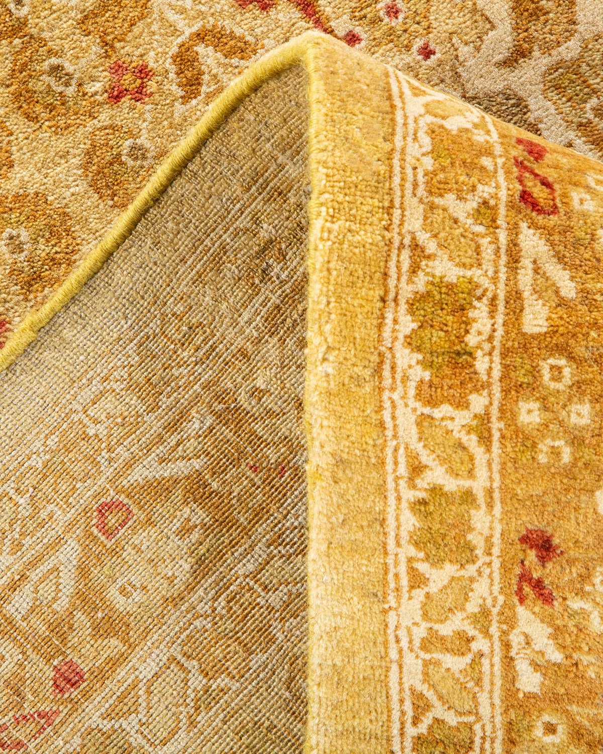 Mogul, One-of-a-Kind Hand-Knotted Area Rug - Yellow, 8' 1" x 10' 2"