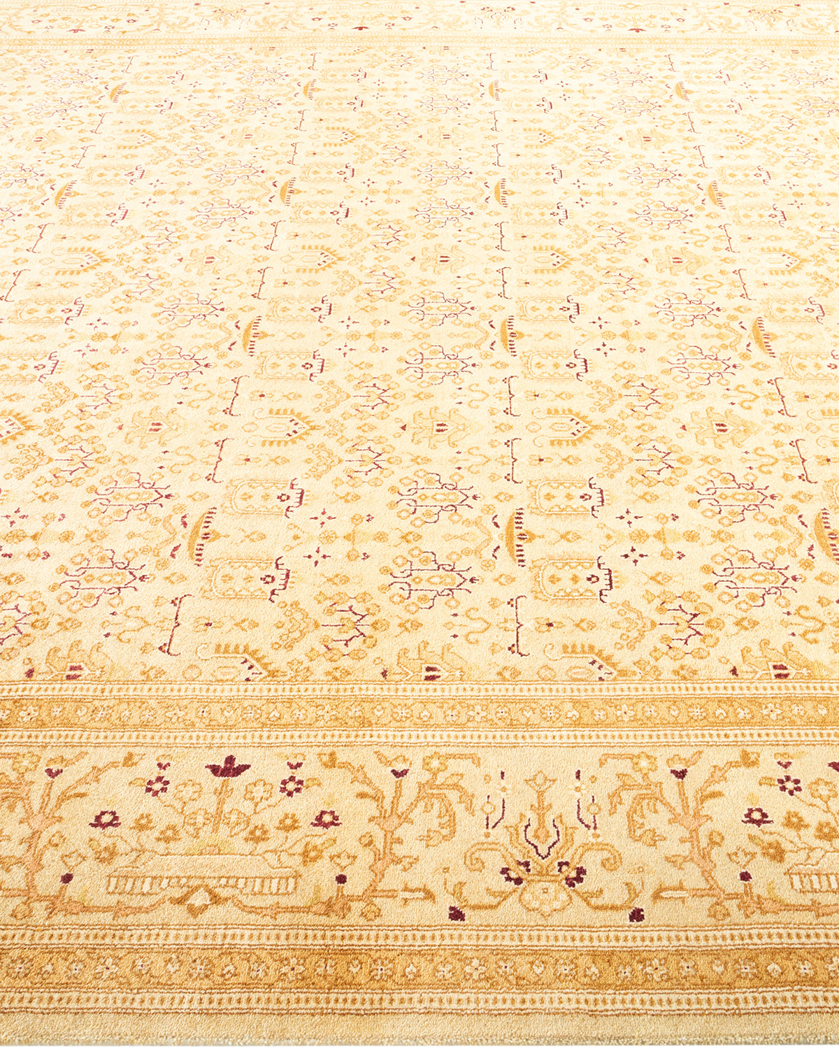 Mogul, One-of-a-Kind Hand-Knotted Area Rug - Ivory, 8' 1" x 10' 1"