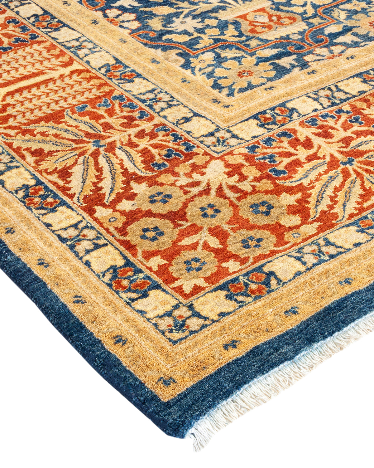 Mogul, One-of-a-Kind Hand-Knotted Area Rug - Blue, 8' 3" x 10' 8"