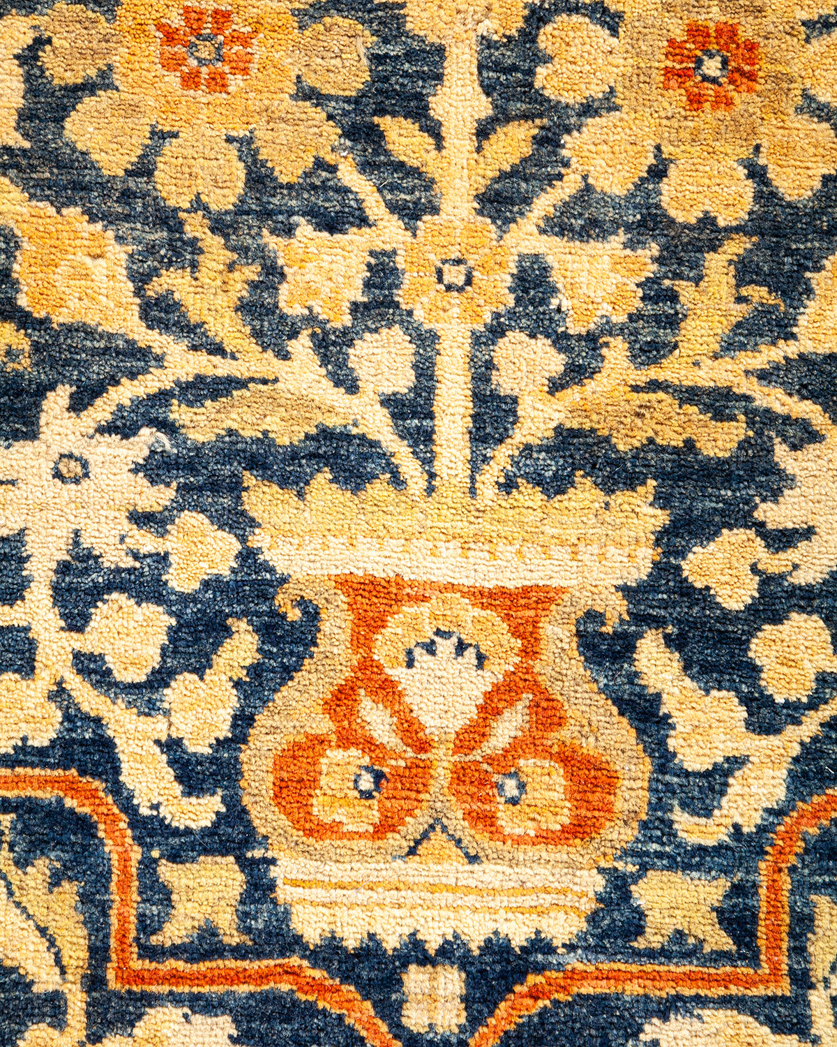 Mogul, One-of-a-Kind Hand-Knotted Area Rug - Blue, 8' 3" x 10' 8"