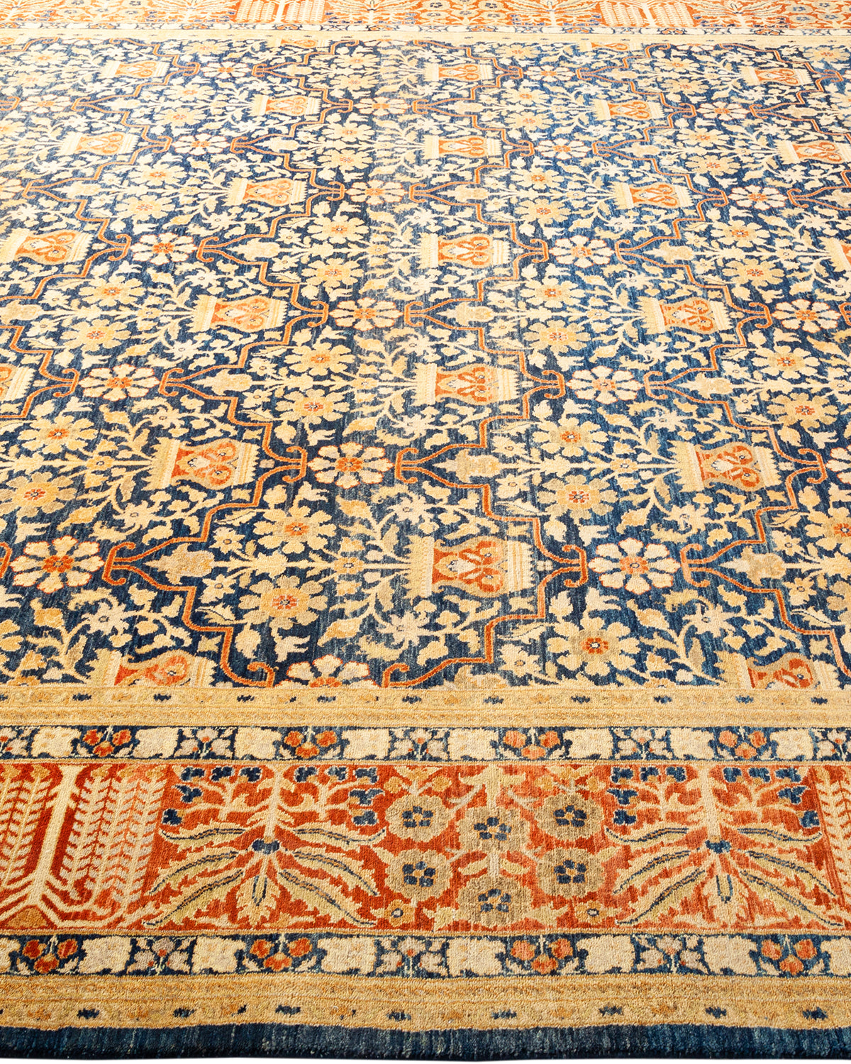 Mogul, One-of-a-Kind Hand-Knotted Area Rug - Blue, 8' 3" x 10' 8"