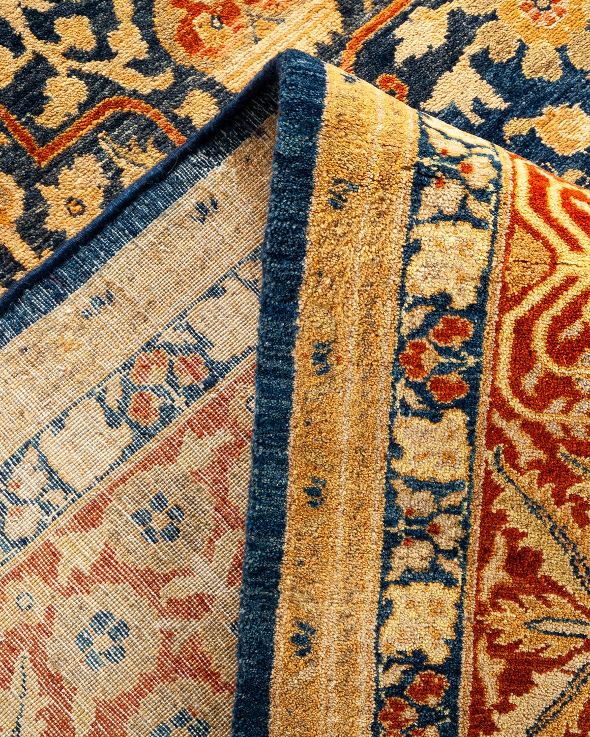 Mogul, One-of-a-Kind Hand-Knotted Area Rug - Blue, 8' 3" x 10' 8"