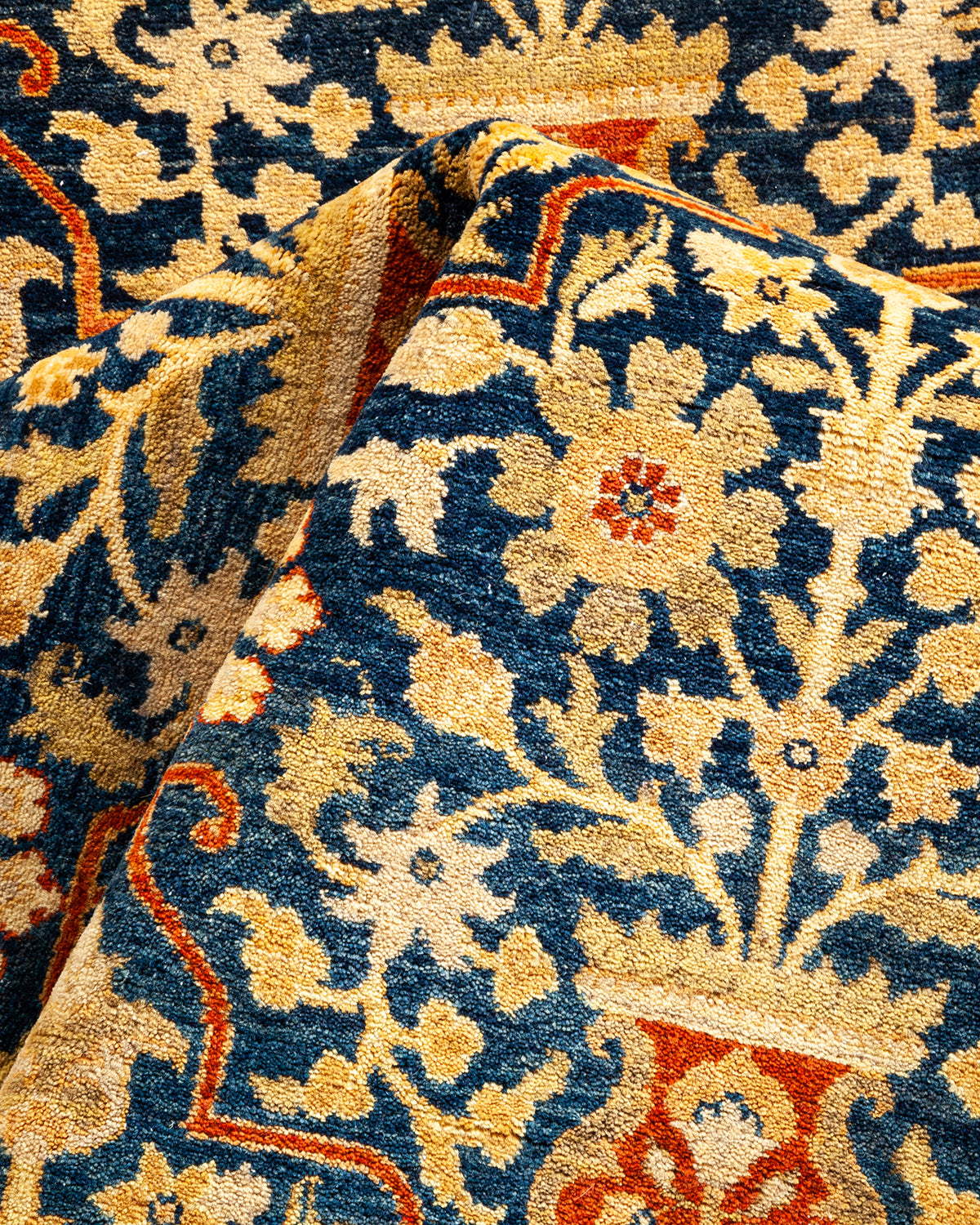 Mogul, One-of-a-Kind Hand-Knotted Area Rug - Blue, 8' 3" x 10' 8"