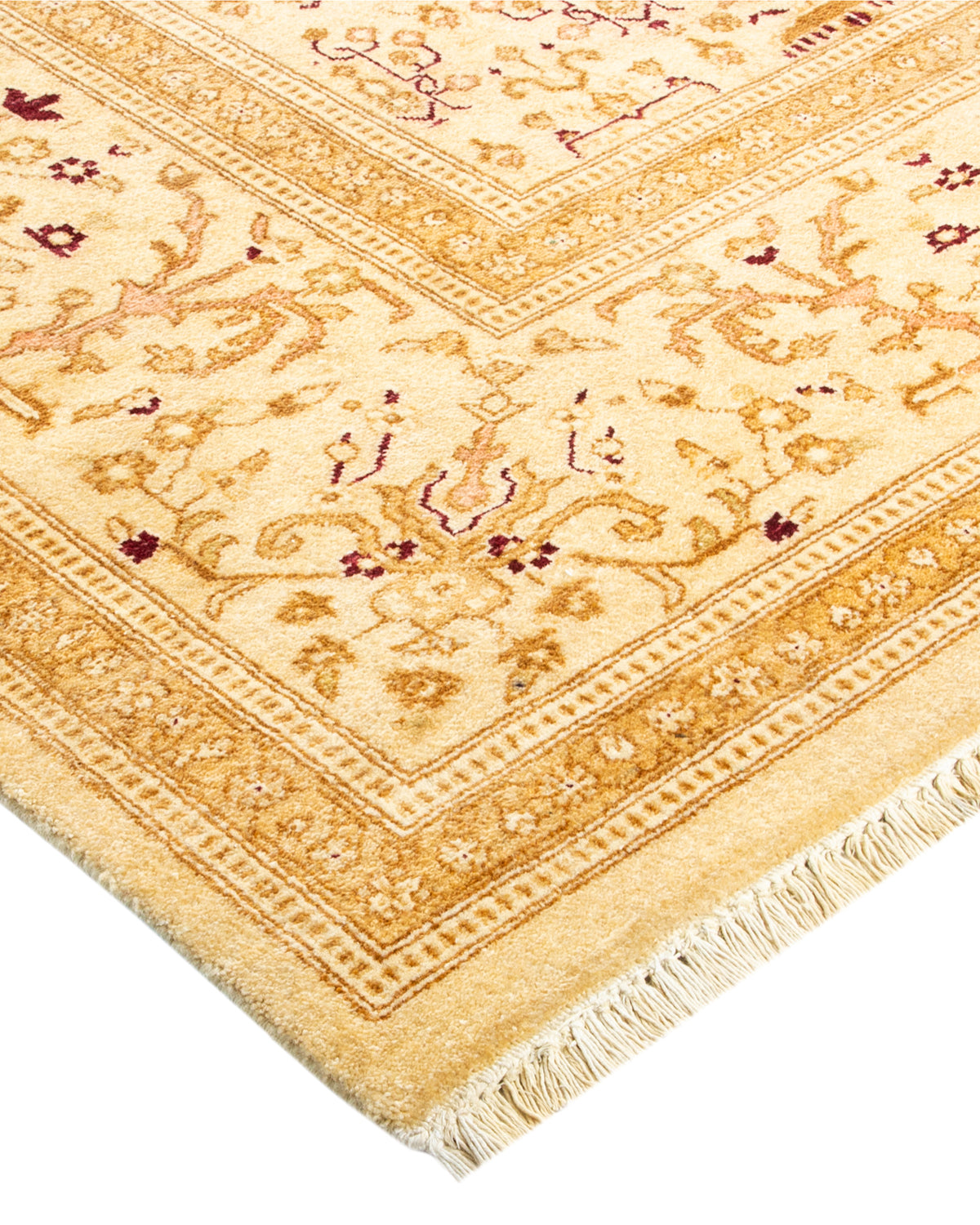 Mogul, One-of-a-Kind Hand-Knotted Area Rug - Ivory, 7' 10" x 10' 2"