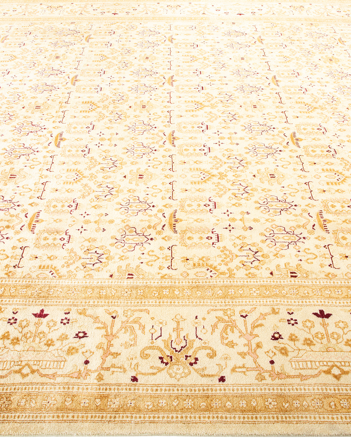 Mogul, One-of-a-Kind Hand-Knotted Area Rug - Ivory, 7' 10" x 10' 2"